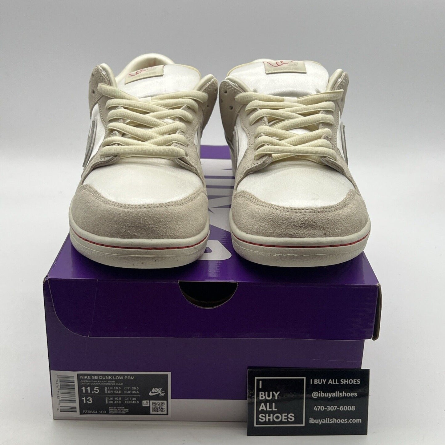 Size 11.5 - Nike Dunk Premium SB Low City of Love Collection - Light Bone