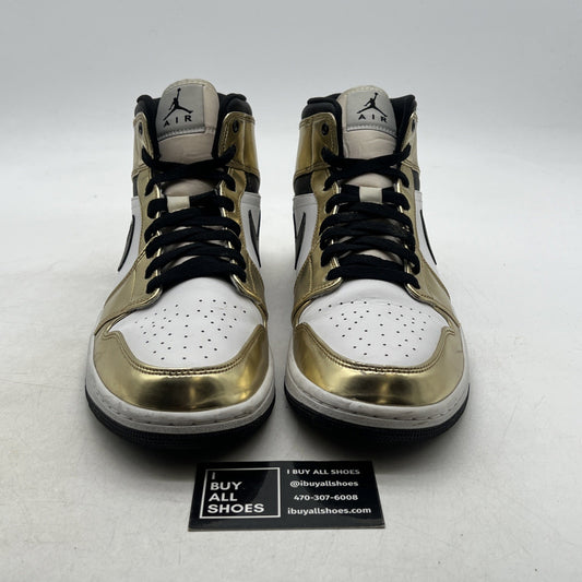 Size 11.5 - Air Jordan 1 Mid SE Metallic Gold 2020 (DC1419-700)