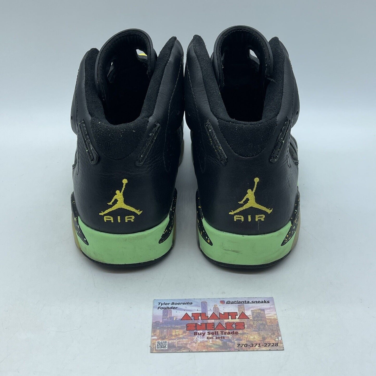 Size 9.5 - Air Jordan 6 Retro Brazil Pack Black Suede Leather (688446-020)