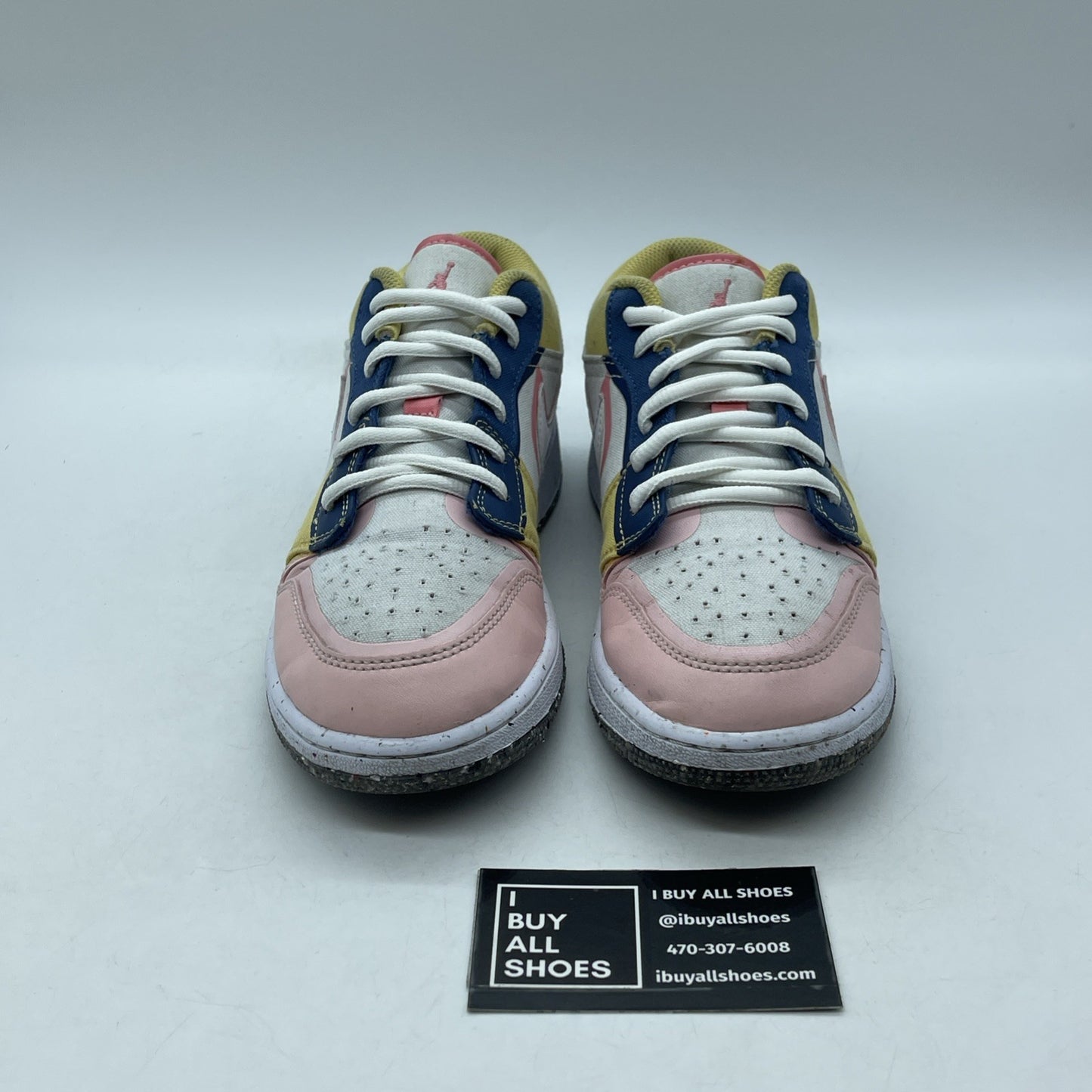 Size 5.5Y - Air Jordan 1 Low SE (GS) Multicolor Suede Leather  (DV1323-100)