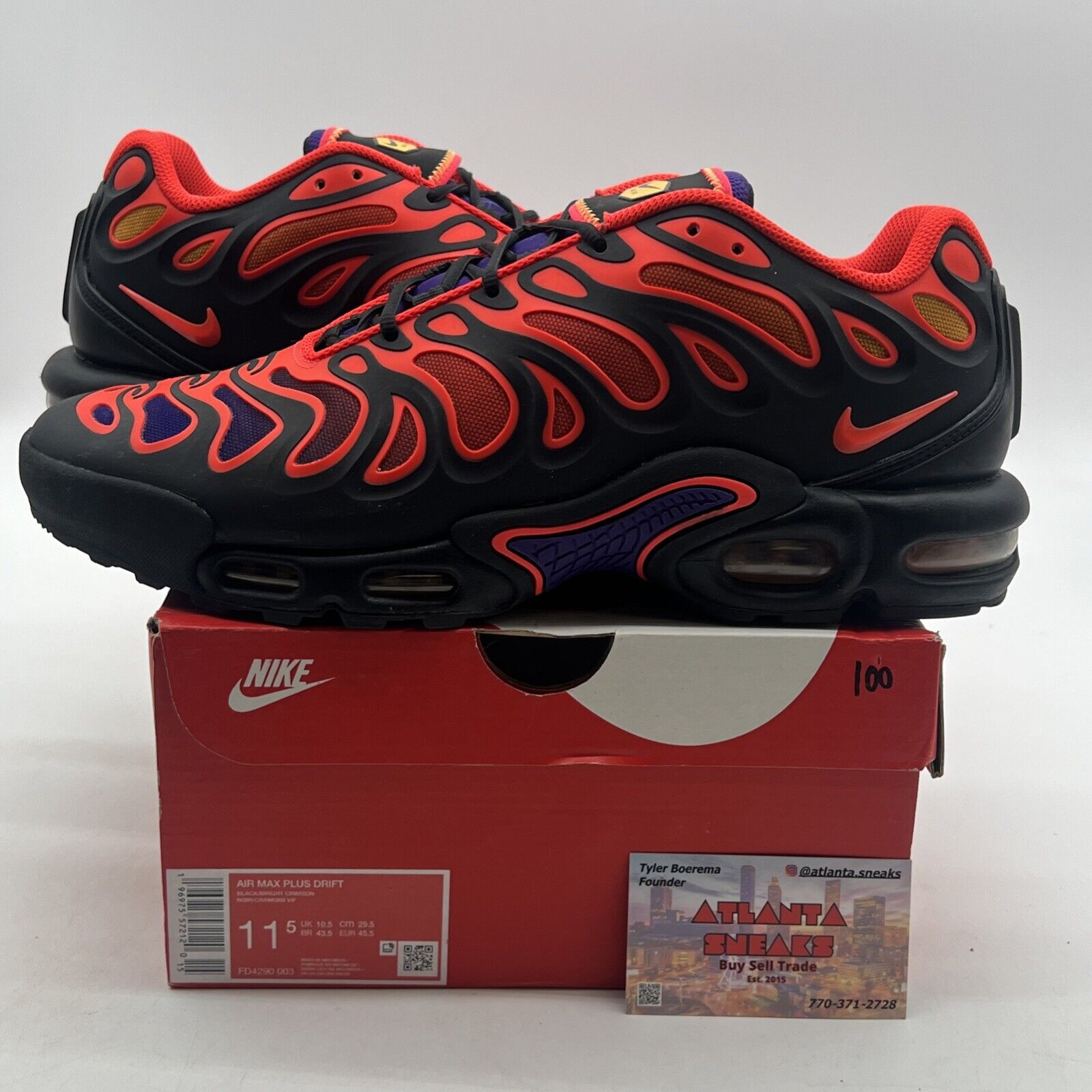 Size 11.5 - Nike Air Max Plus Drift All Day (FD4290-003)