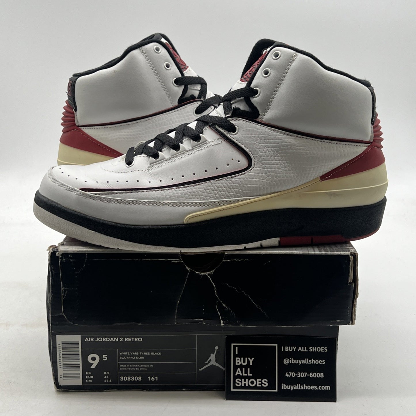 Size 9.5 - Air Jordan 2 Retro 2004 (308308-161)