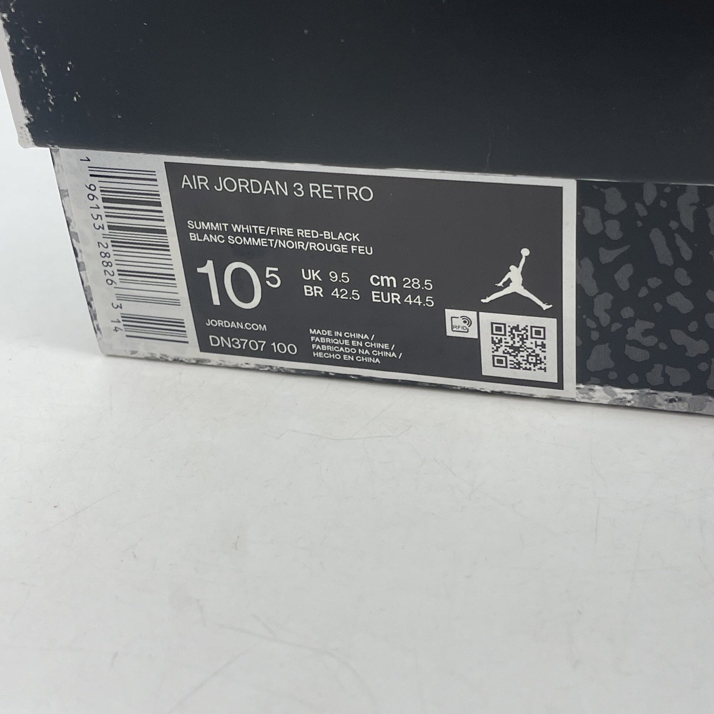 Size 10.5 - Air Jordan 3 Retro Mid White Cement Reimagined (DN3707-100)
