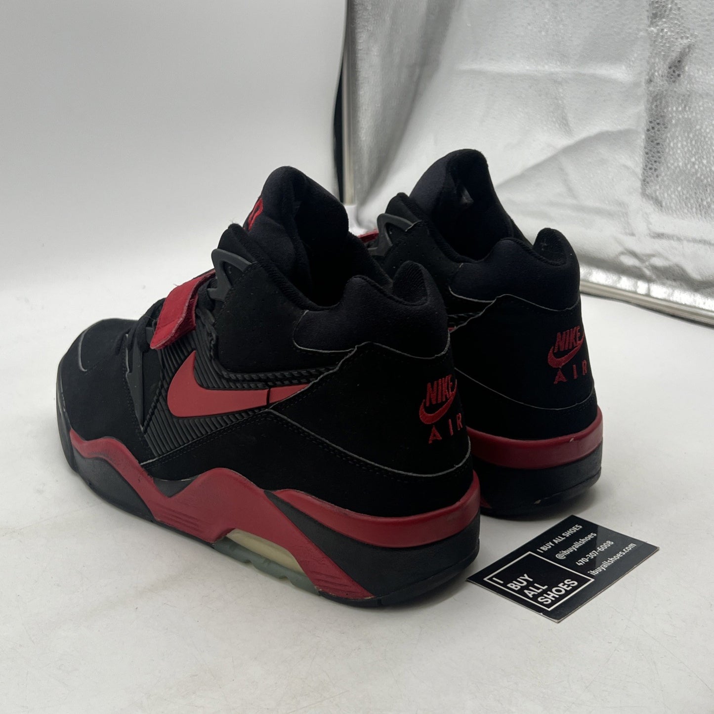 Size 13 - Nike Air Force 180 Black (310095-061)