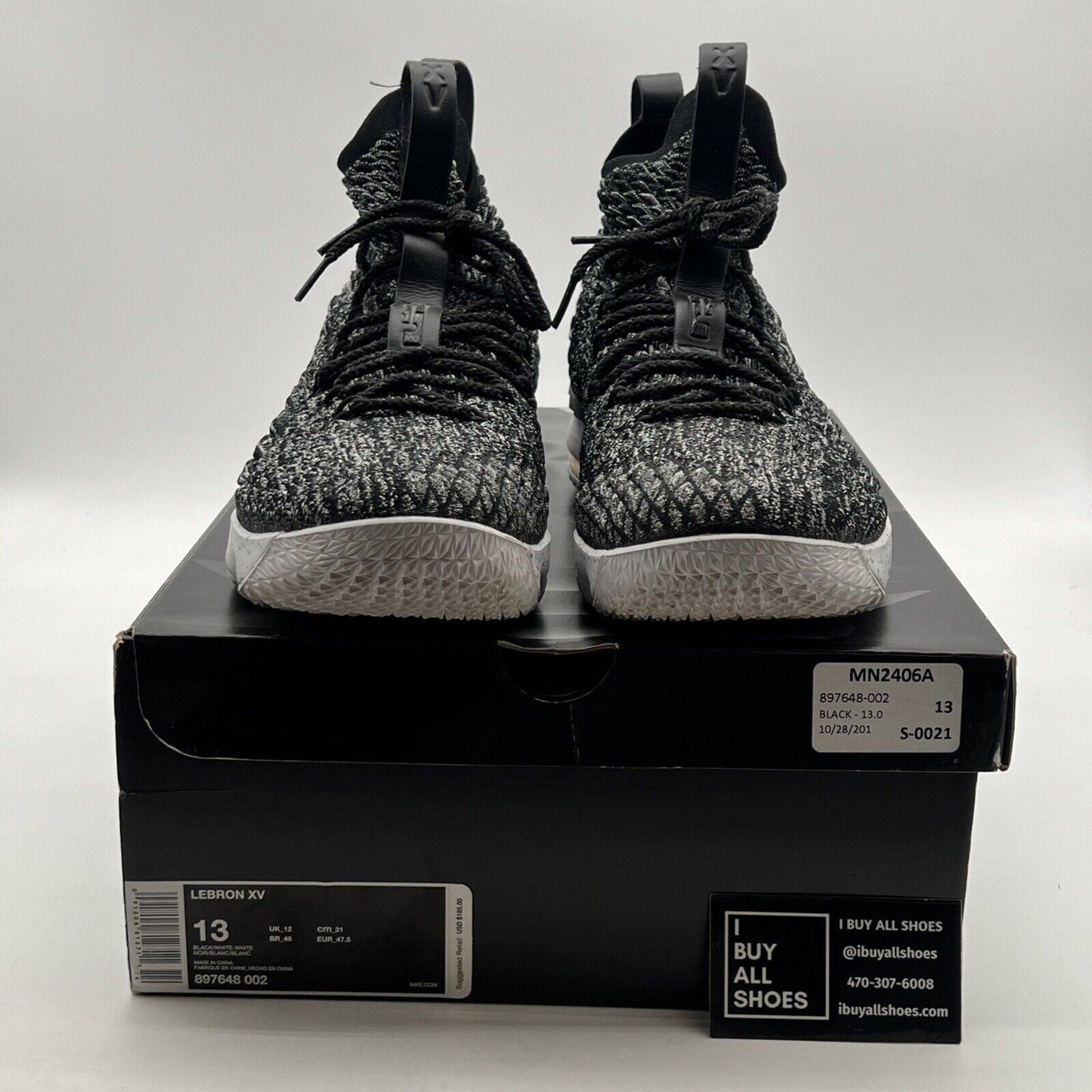 Size 13 - Nike LeBron 15 Ashes - (897648-002)