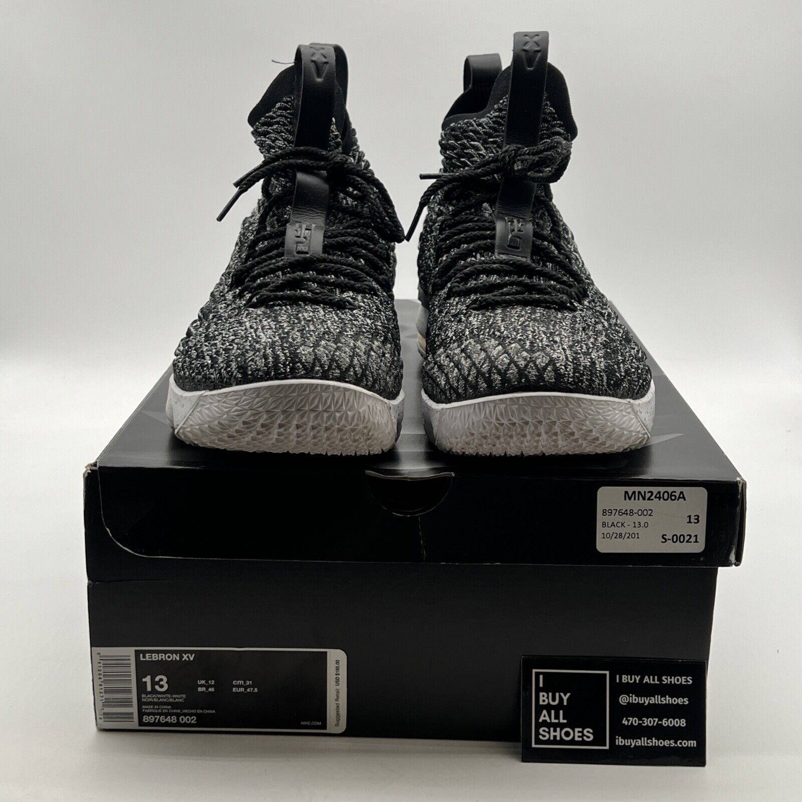 Size 13 - Nike LeBron 15 Ashes - (897648-002)