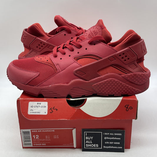 Size 12 - Nike Air Huarache Triple Red (318429-660)