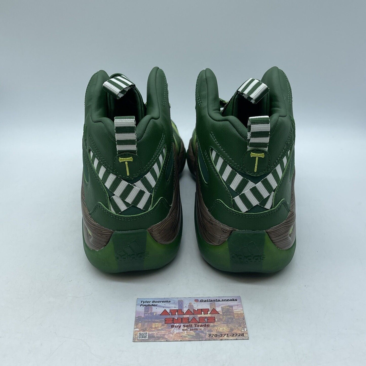 Size 12 - adidas Crazy 8 Portland Timbers Green Suede Leather Brown  (D69033)