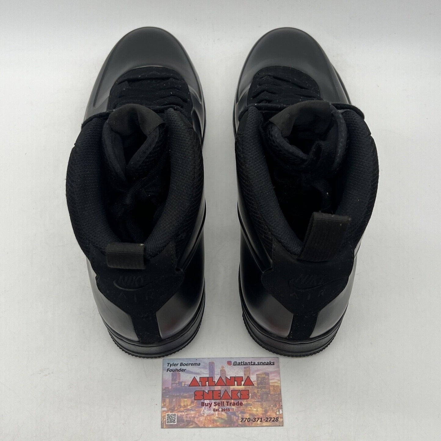 Size 10 - Nike Air Force 1 Foamposite Cup Triple Black (AH6771-001)