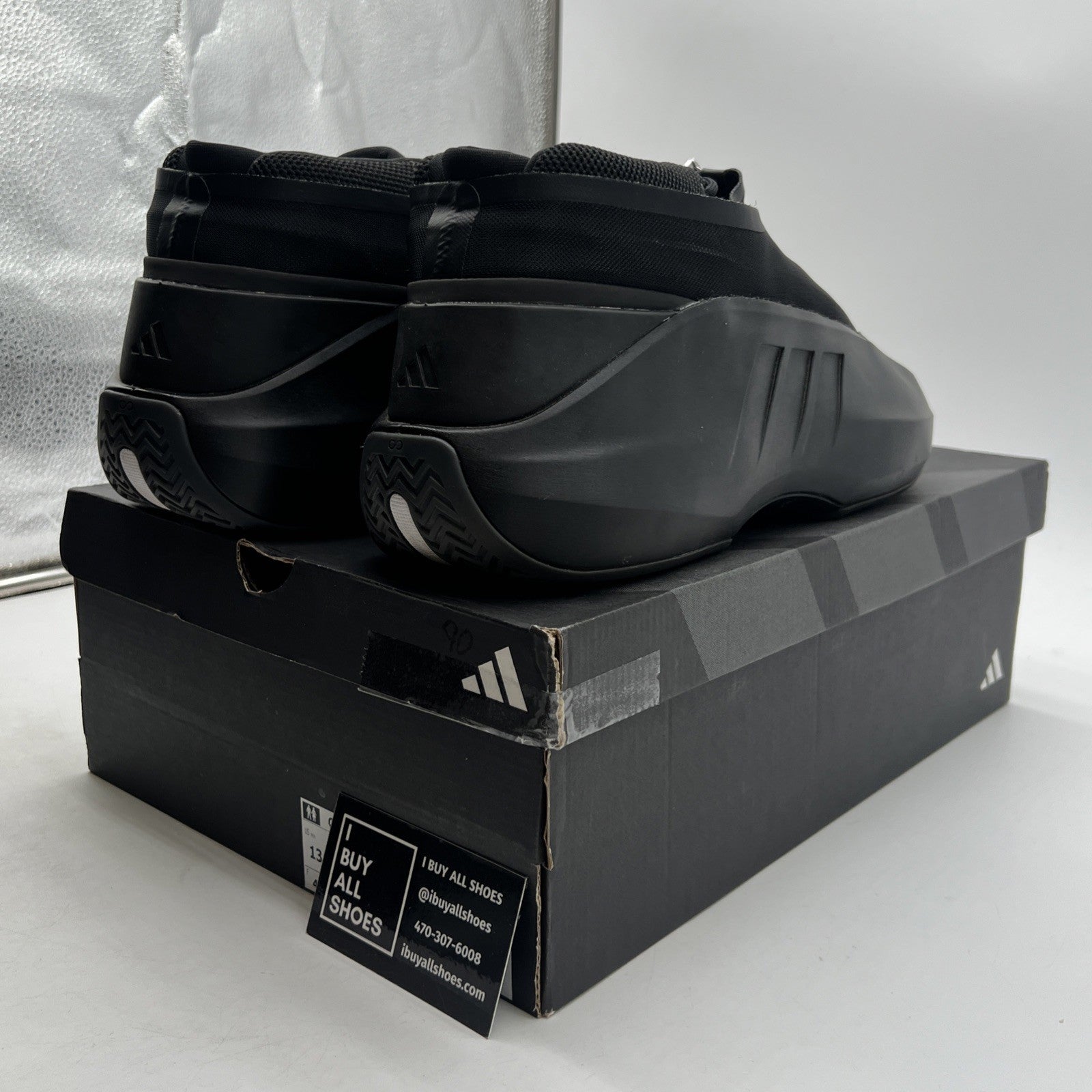 Size 13 - adidas Crazy IIInfinity Triple Black (IE7689)