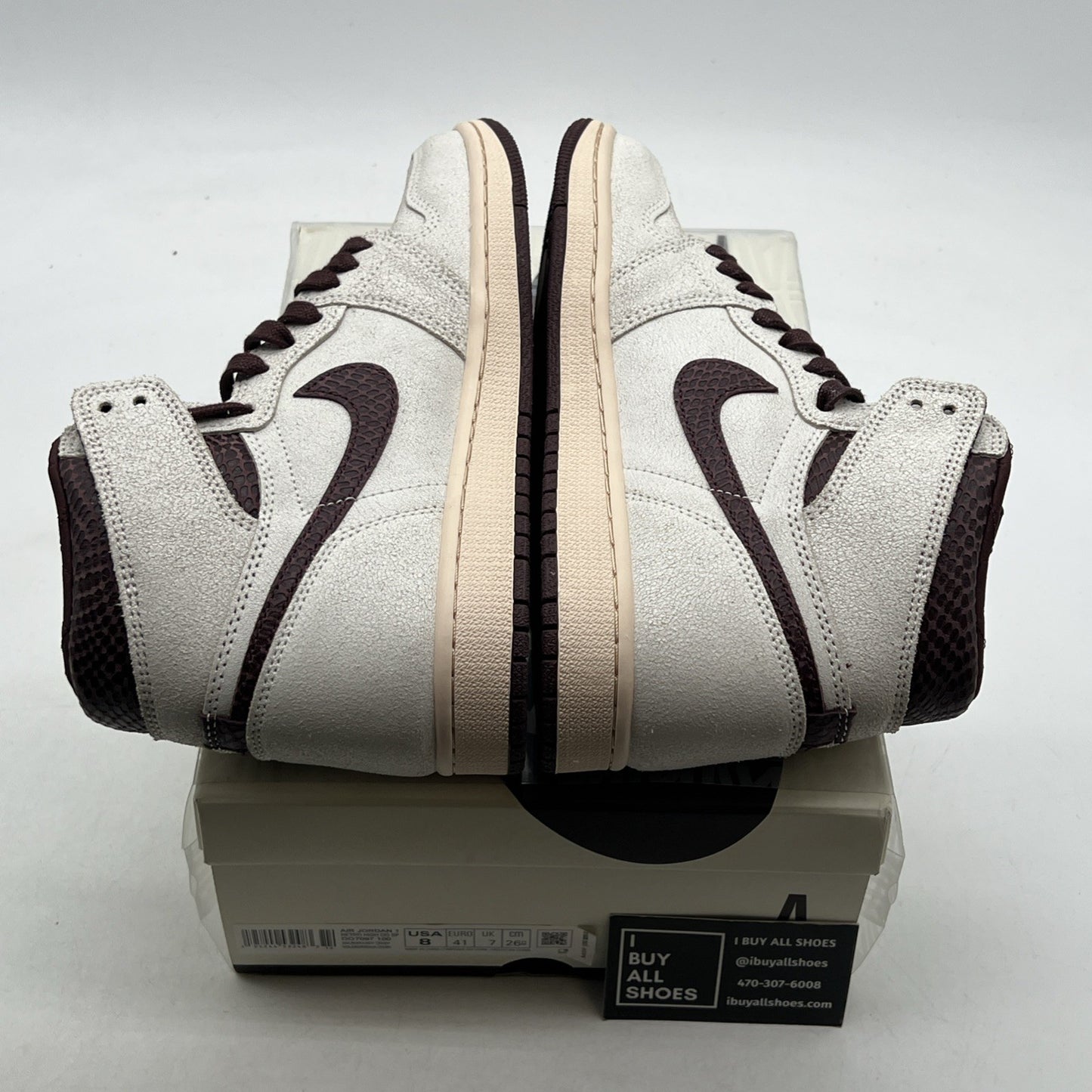 Size 8 - Air Jordan 1 OG x A Ma Maniere High Airness (DO7097-100)
