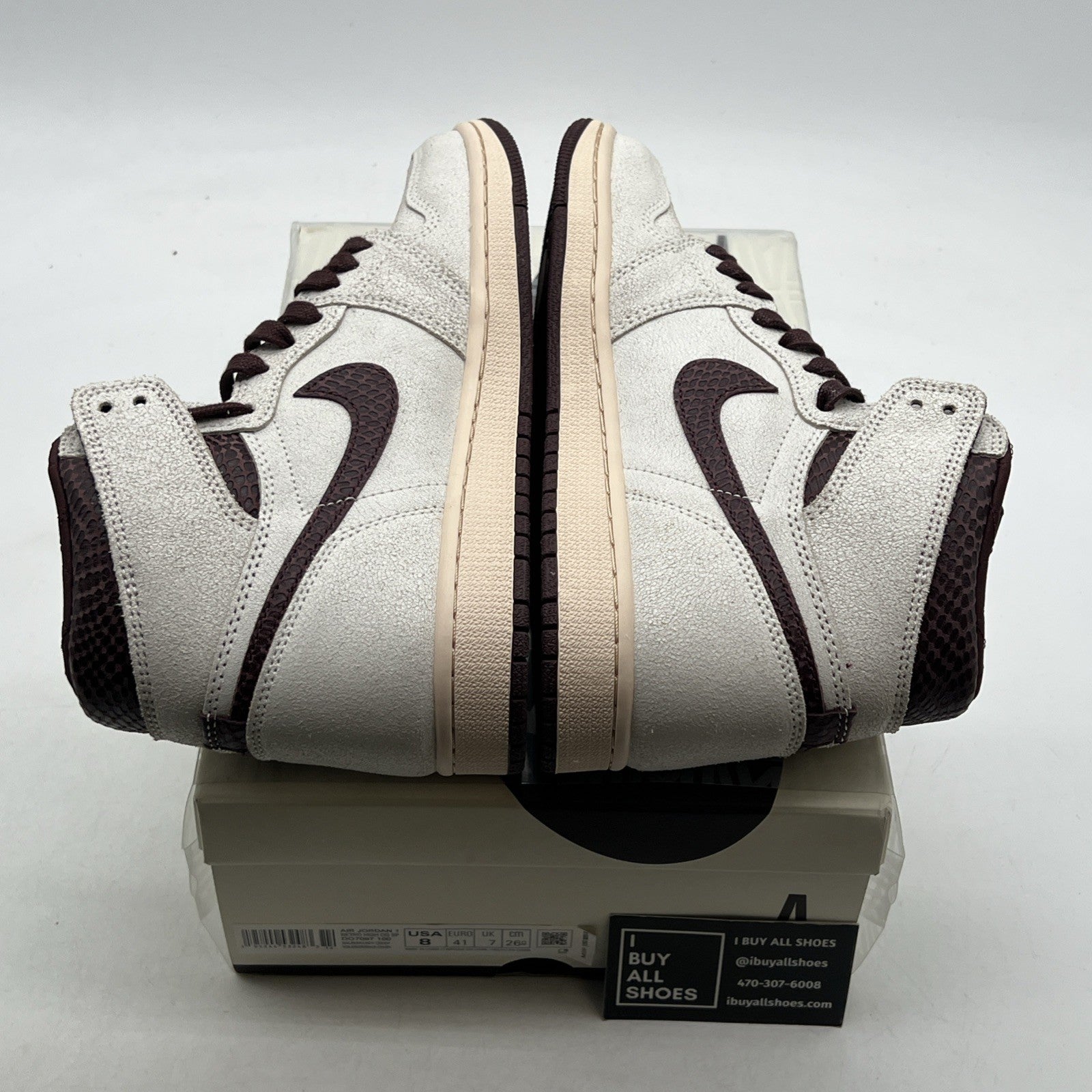 Size 8 - Air Jordan 1 OG x A Ma Maniere High Airness (DO7097-100)