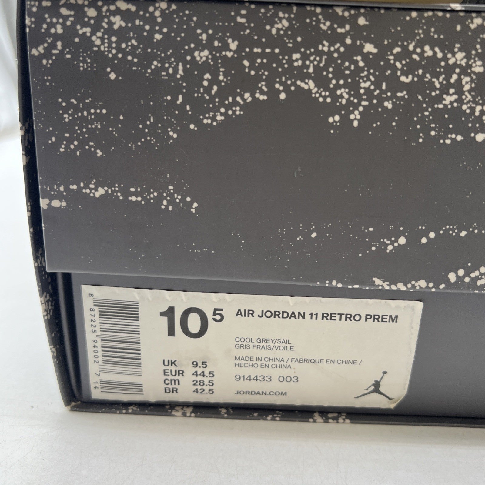 Size 10.5 - Air Jordan 11 Retro Premium Grey Suede (914433-003)
