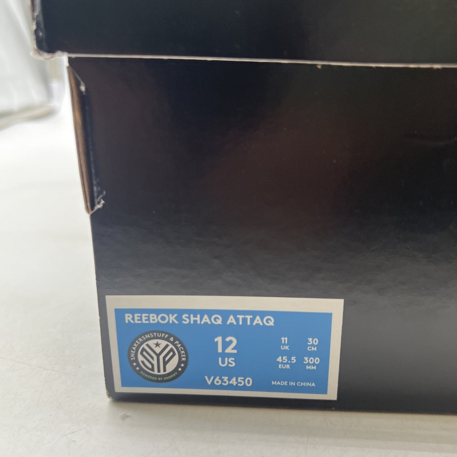 Size 12 - Reebok Sneakersnstuff x Packer x Shaq Attaq Token 38 (V63450)