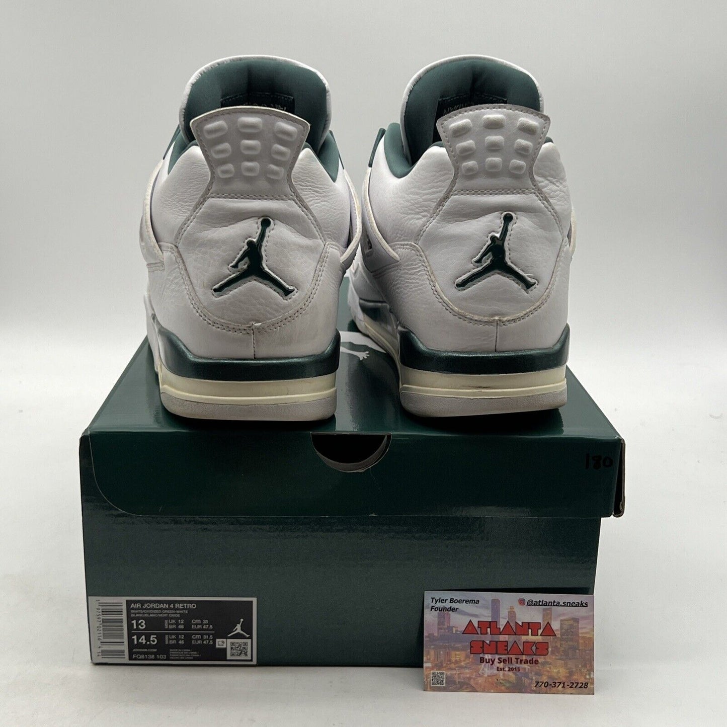 Size 13 - Air Jordan 4 Retro Oxidized Green (FQ8138-103)