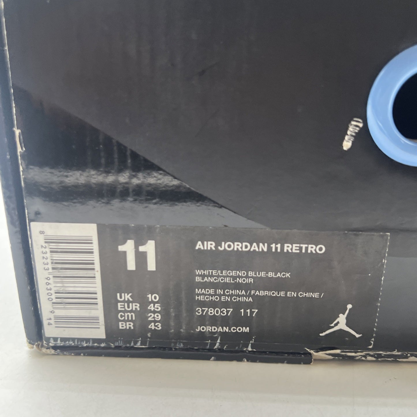 Size 11 - Air Jordan 11 Retro High Legend Blue (378037-117)