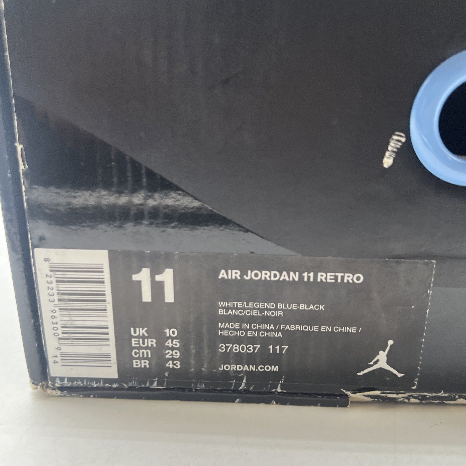 Size 11 - Air Jordan 11 Retro High Legend Blue (378037-117)