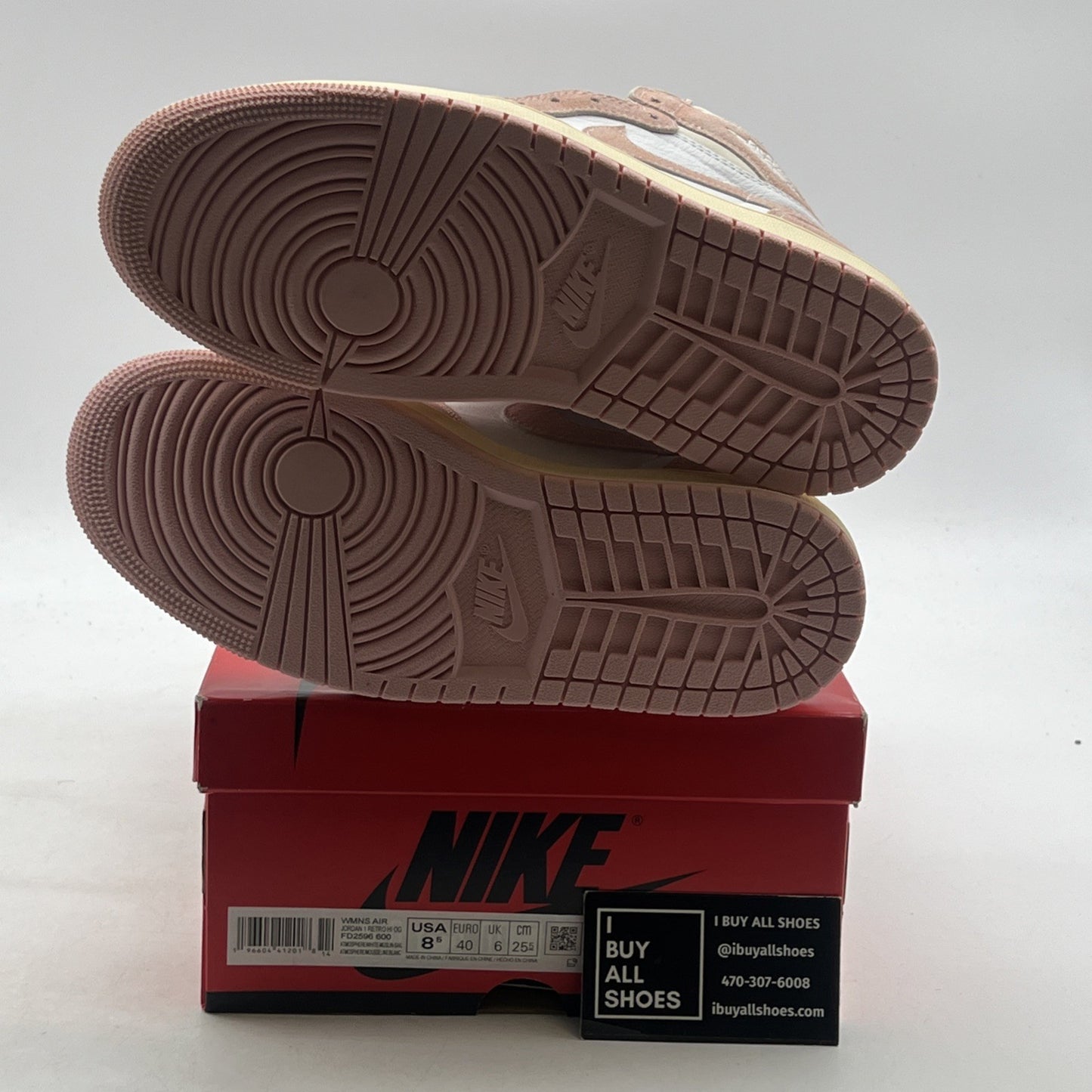 Size 8.5 - Air Jordan 1 Retro OG High Washed Pink W (FD2596-600)