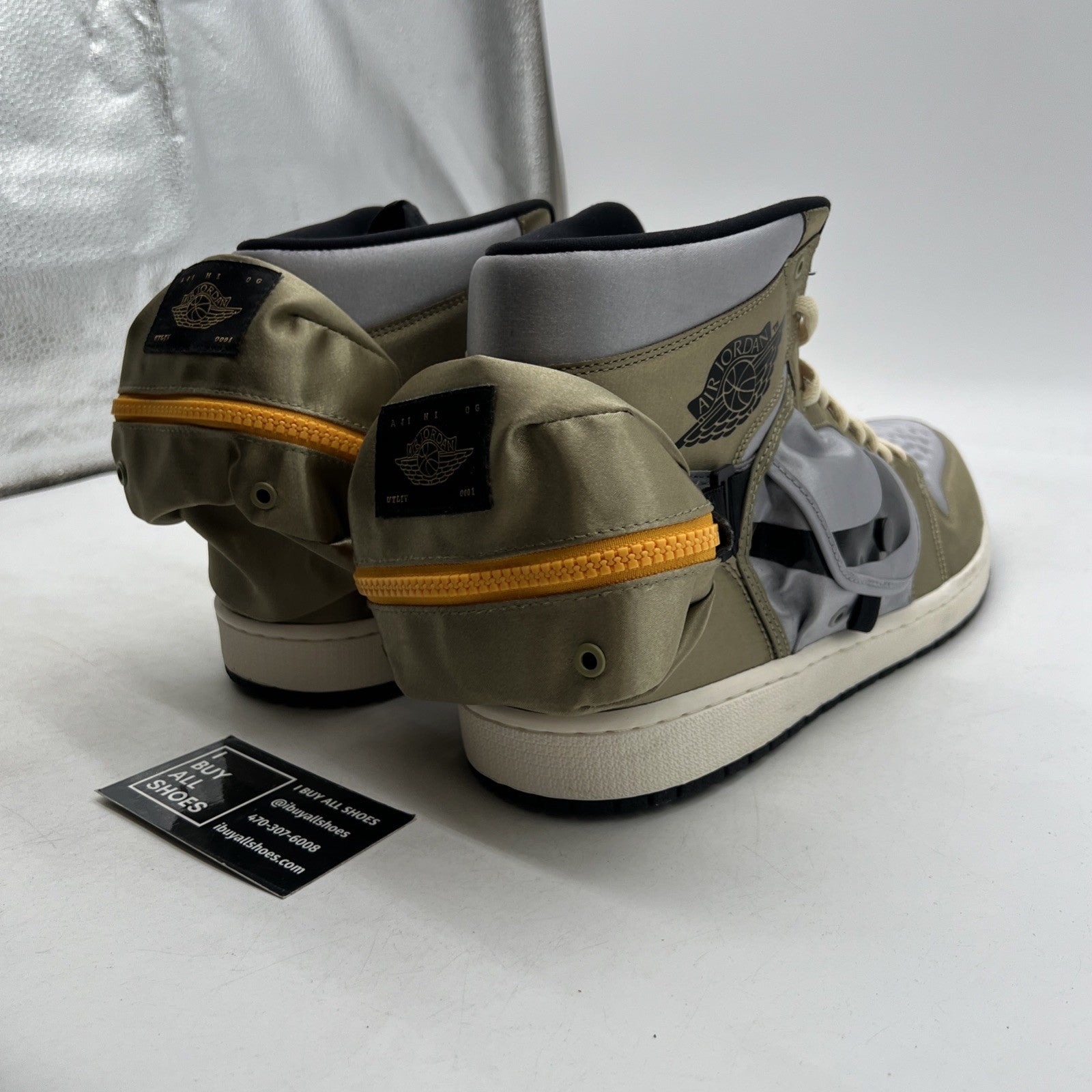 Size 15 - Air Jordan 1 Retro Utility High Neutral Olive (DO8727-200)