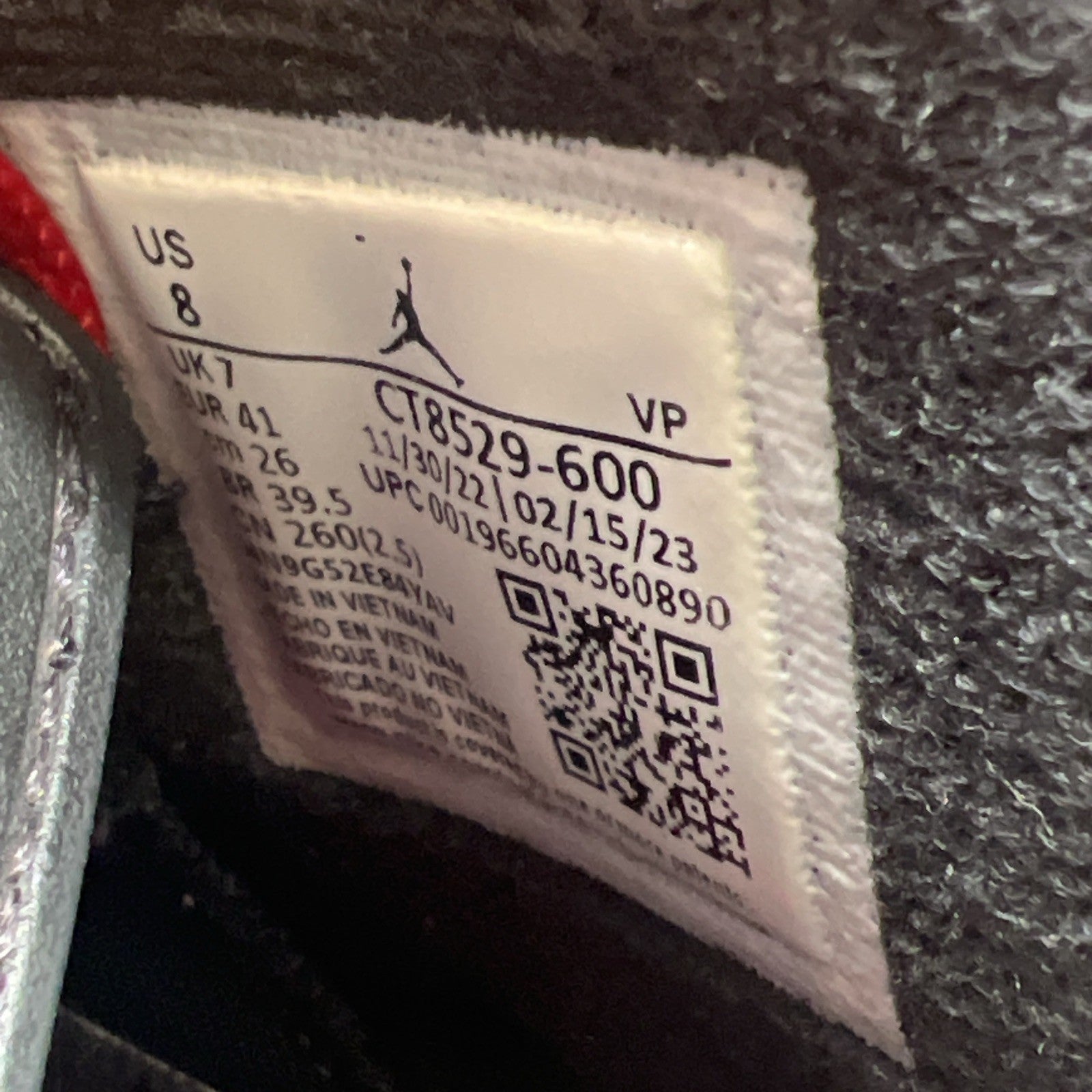 Size 8 - Air Jordan 6 Retro Toro Bravo (CT8529-600)