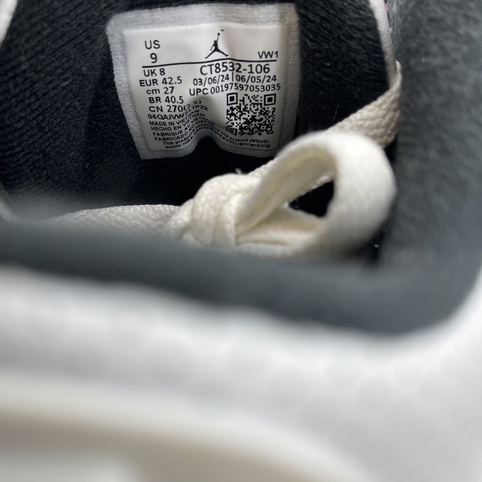 Size 9 - Air Jordan 3 Retro Cement Grey White Suede Leather (CT8532-106)
