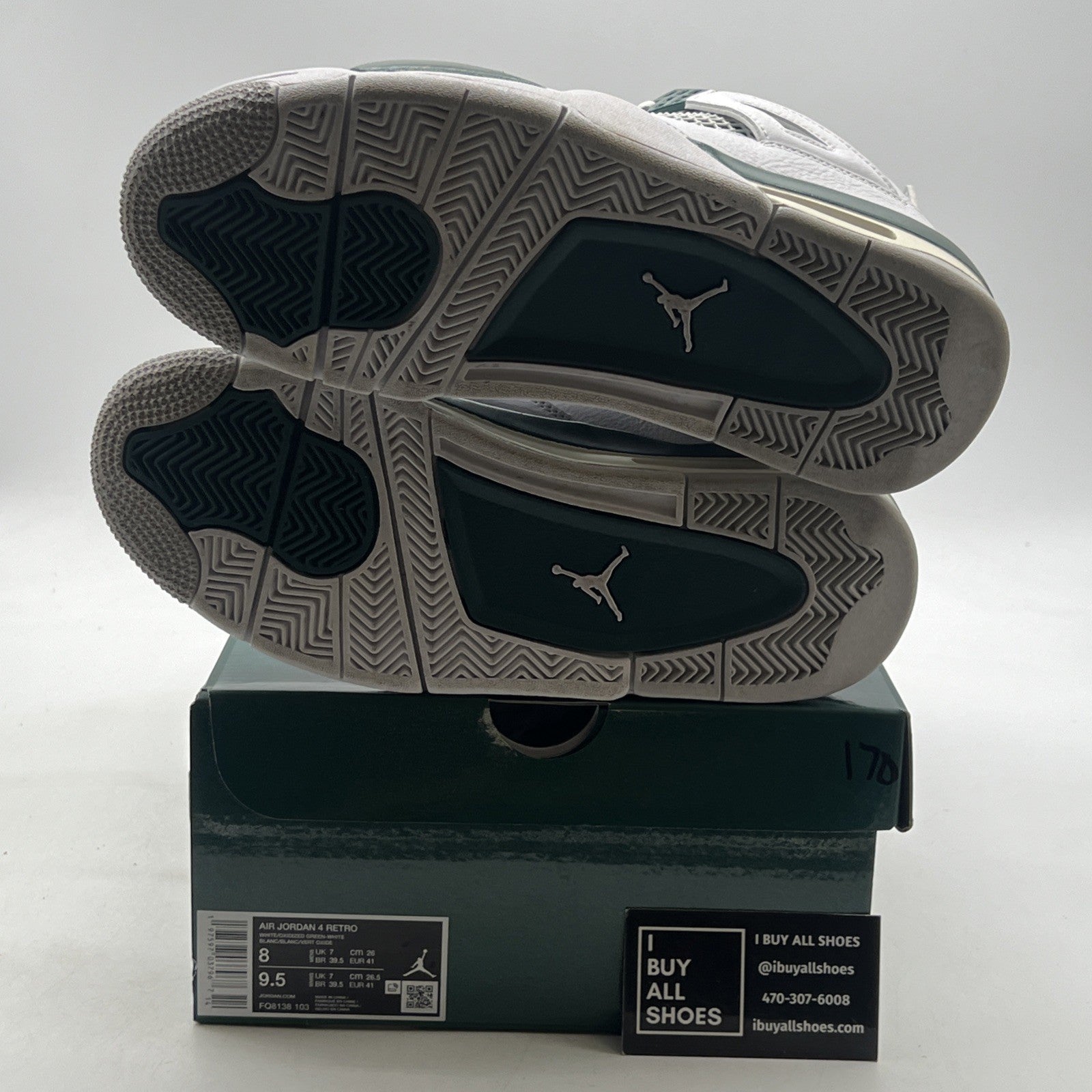 Size 8 - Air Jordan 4 Retro Oxidized Green (FQ8138-103)