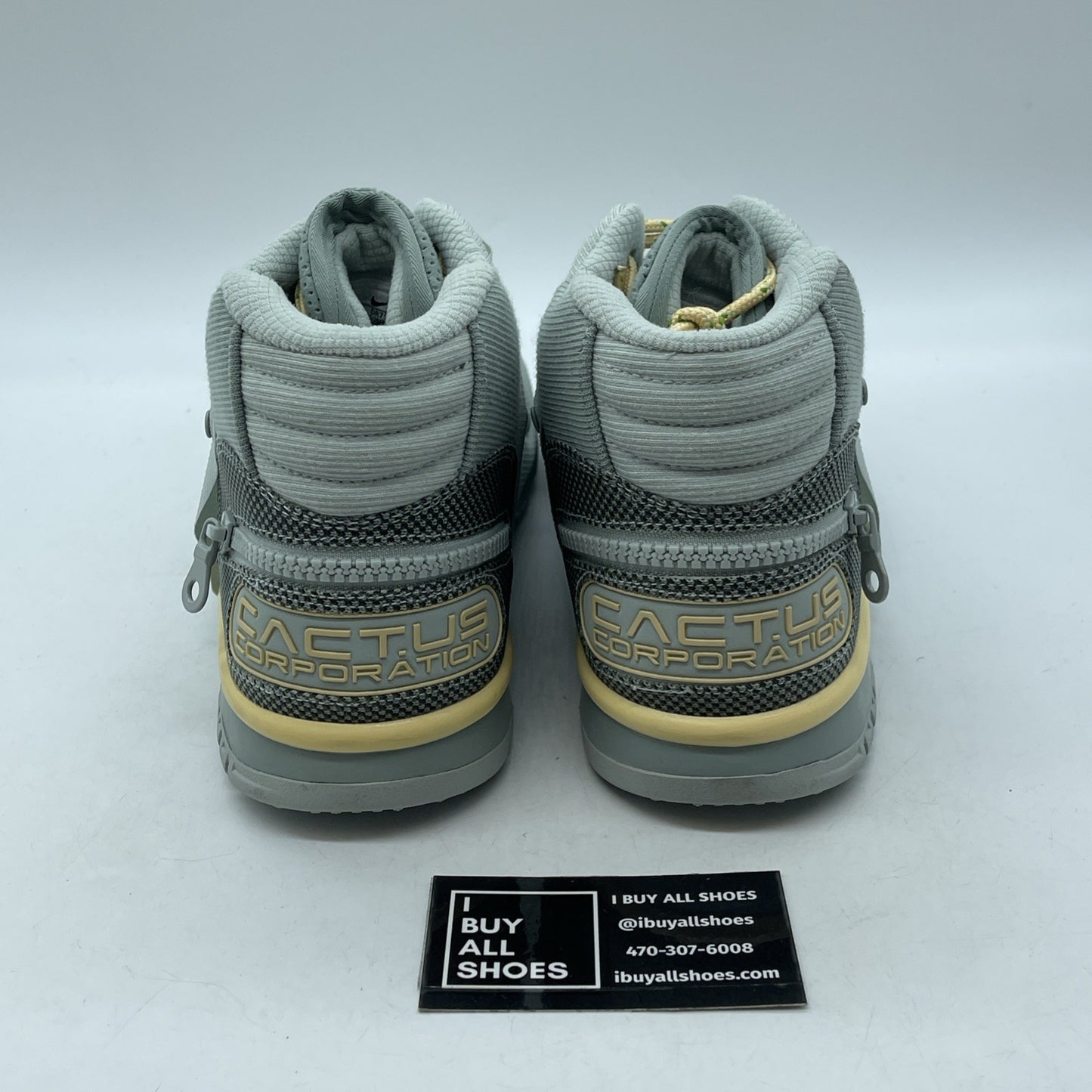 Size 12 - Nike Travis Scott x Air Trainer 1 SP Gray Blue Yellow (DR7515-001)