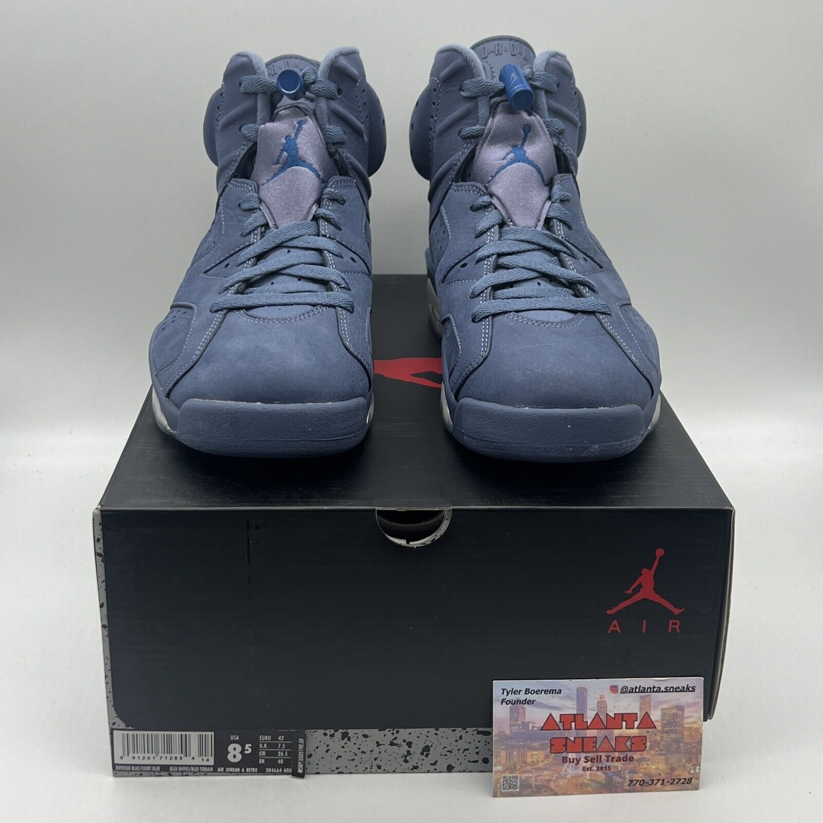 Size 8.5 - Air Jordan 6 Retro Diffused Blue Brand New Og All Icey DS Sneakers