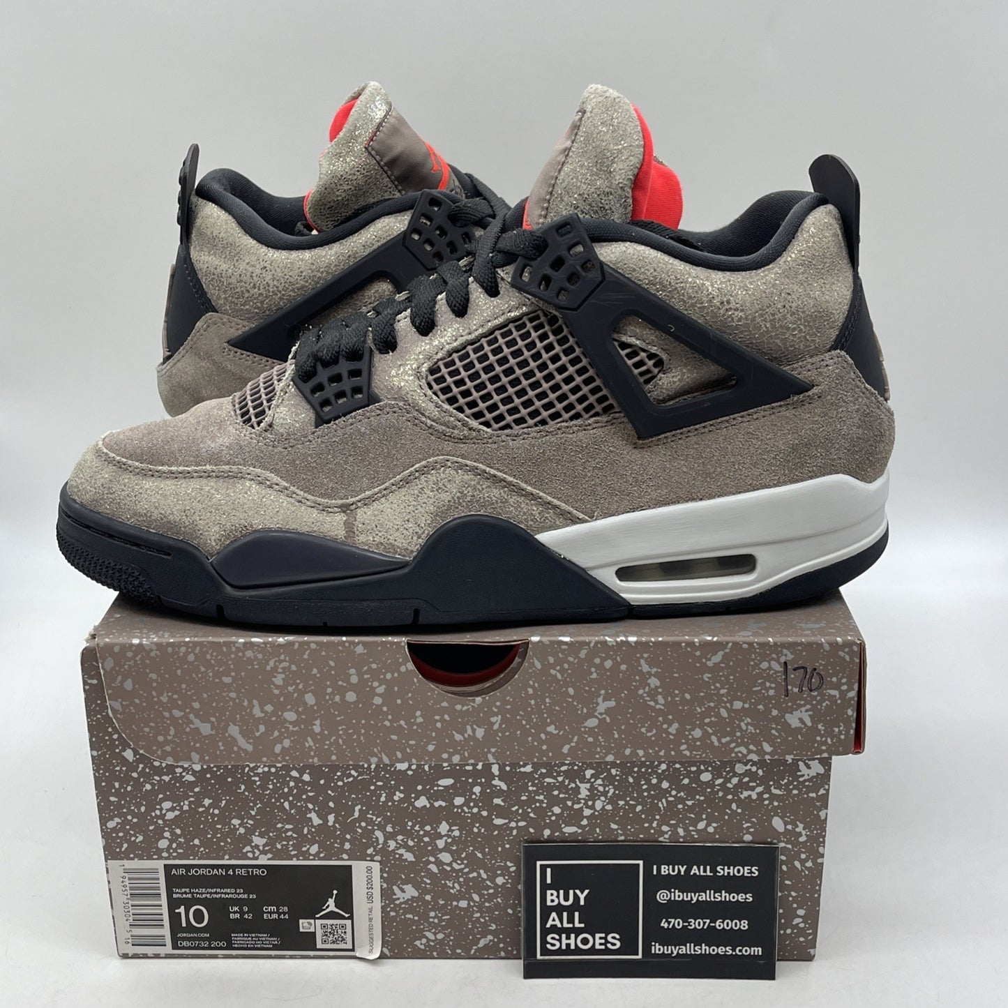 Size 10 - Air Jordan 4 Retro Mid Taupe Haze (DB0732-200)
