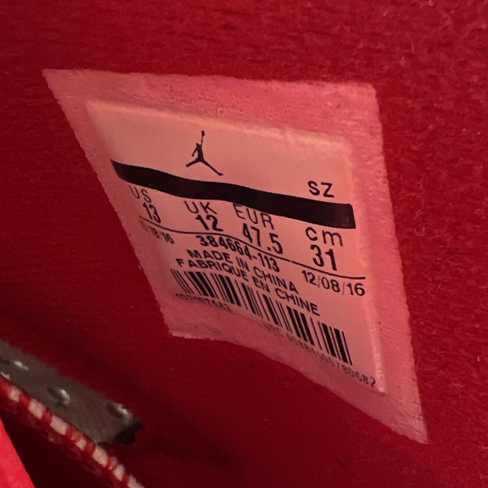 Size 13 - Air Jordan 6 Retro Alternate (384664-113)