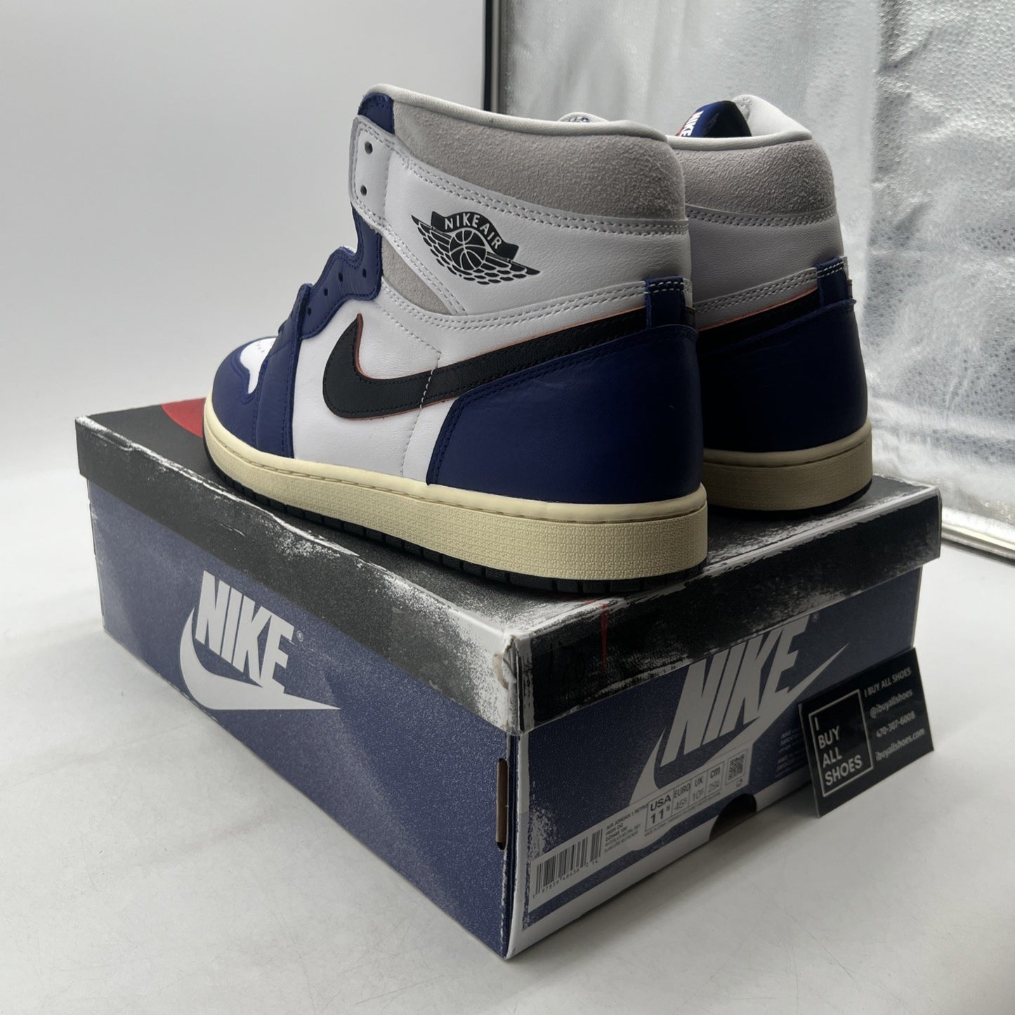 Size 11.5 - Air Jordan 1 Retro OG High Rare Air - Deep Royal Blue (DZ5485-100)