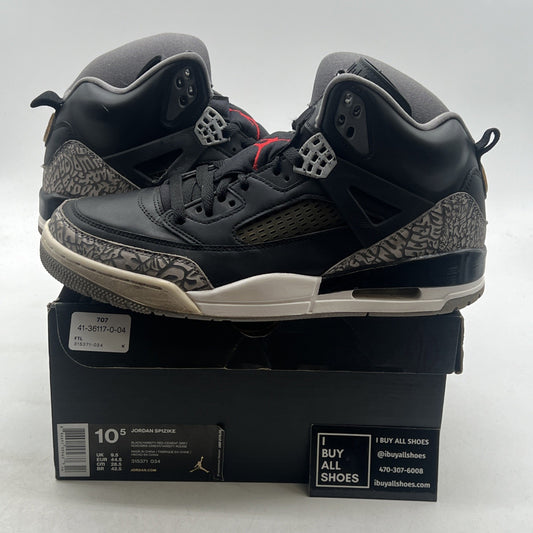 Size 10.5 - Jordan Spizike Black - (315371-034)