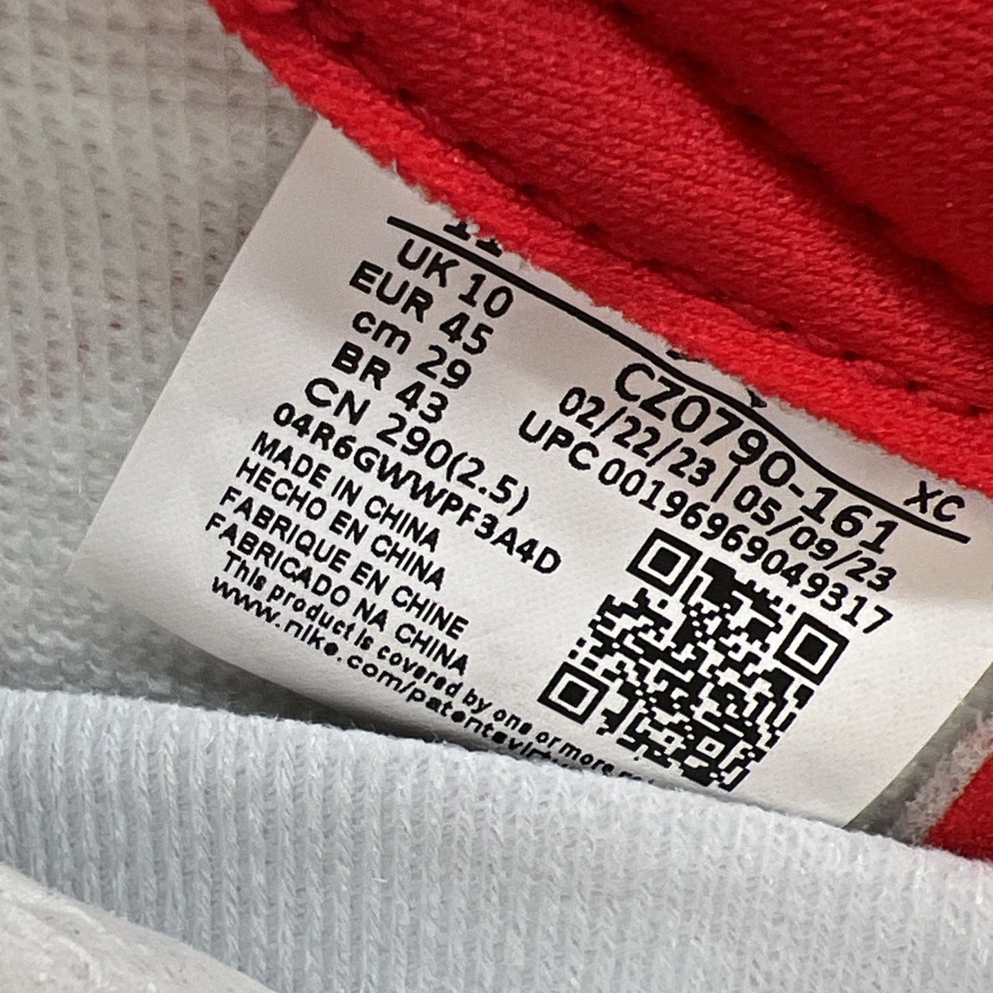 Size 11 - Air Jordan 1 Retro OG Low University Red (CZ0709-161)