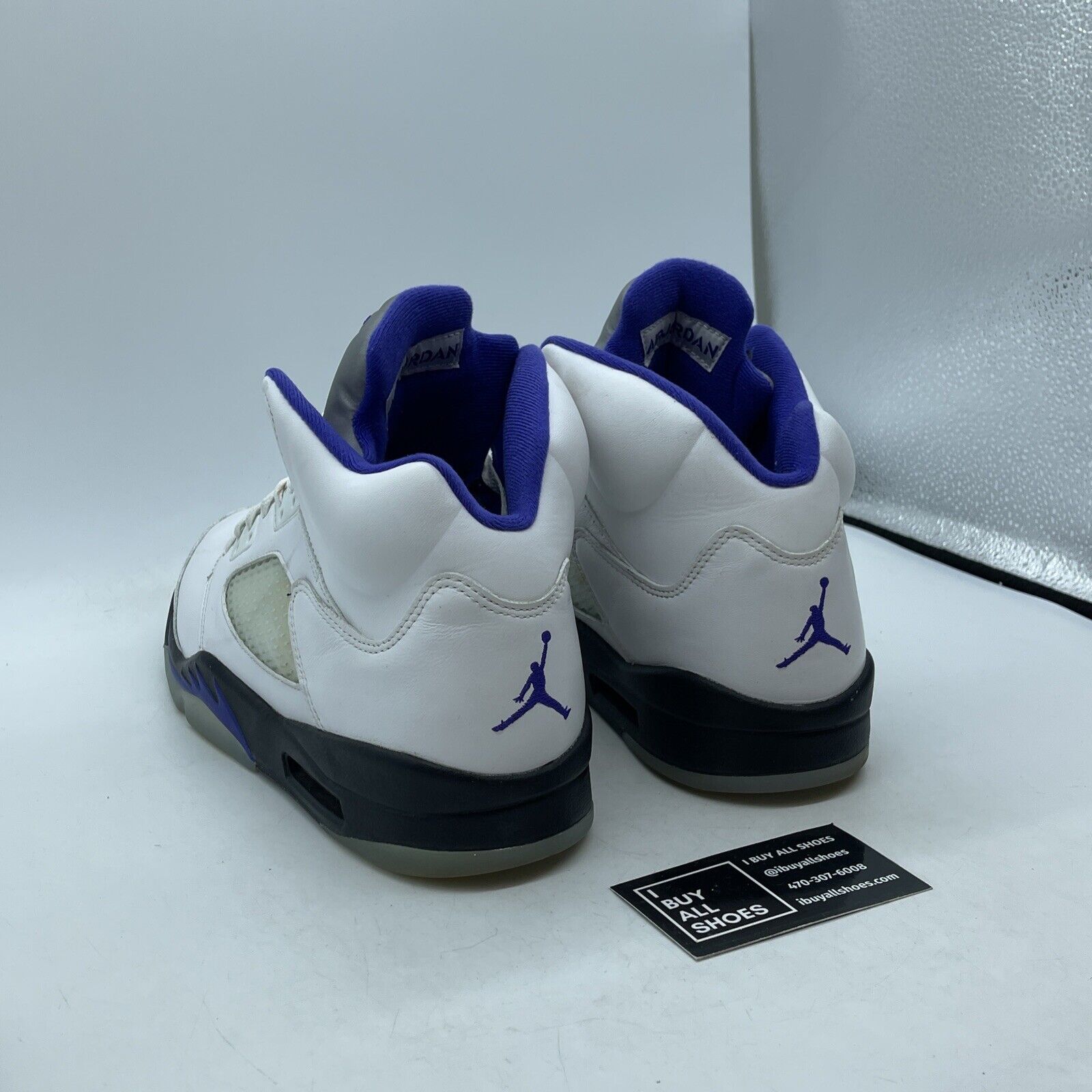 Size 11 - Jordan 5 Concord White Purple Black Leather  (DD0587-141)