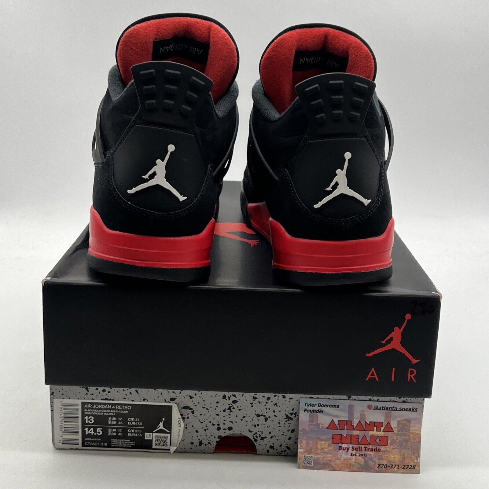 Size 13 - Air Jordan 4 Retro Mid Red Thunder (CT8527-016)