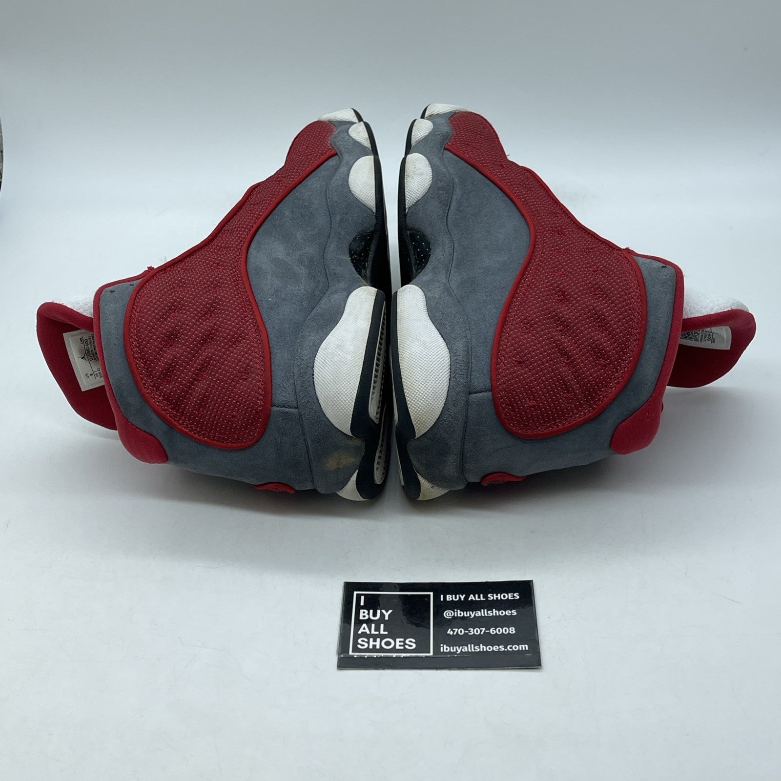 Size 8 - Jordan 13 Gym Red Flint Grey White Suede Leather (DJ5982600)