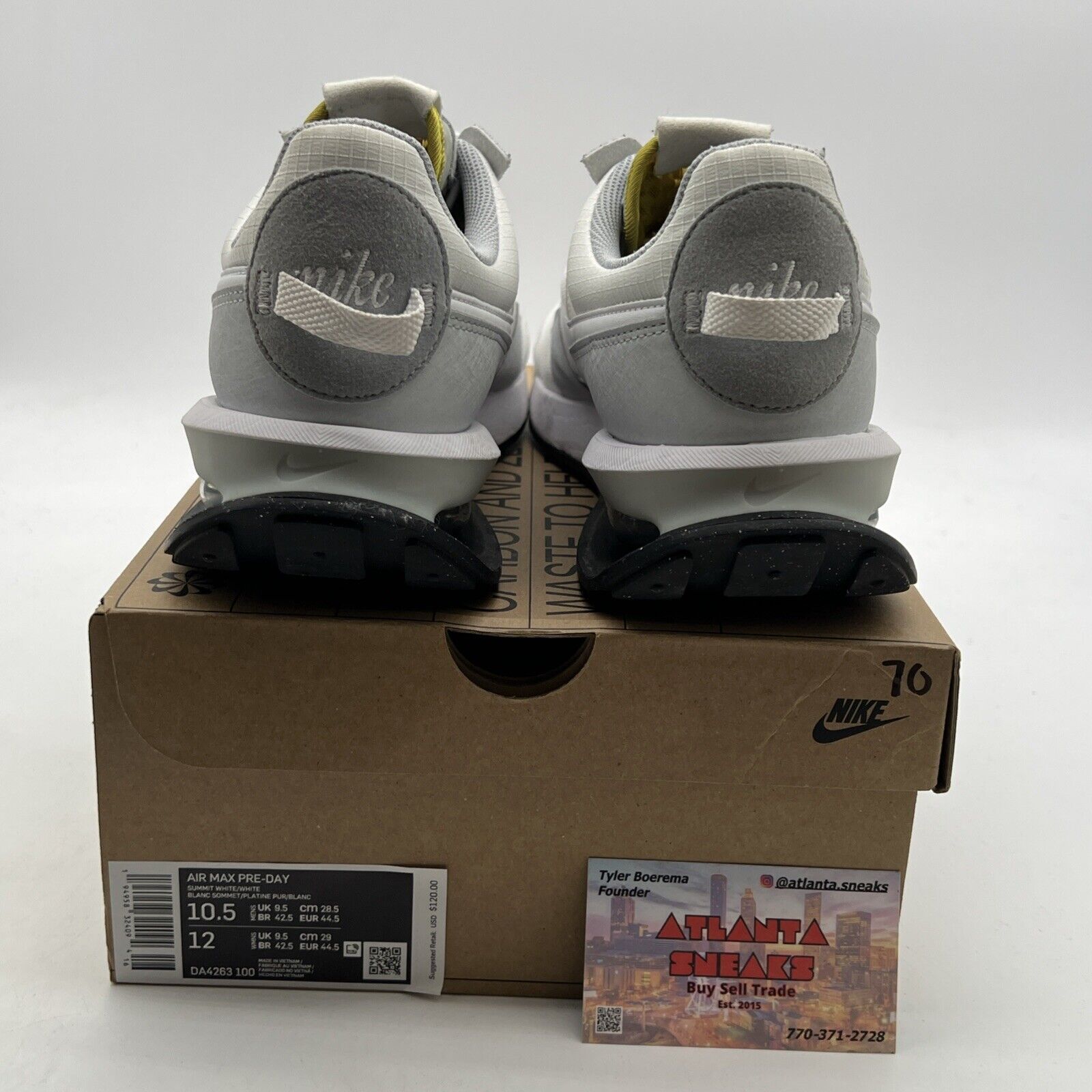 Size 10.5 - Nike Air Max Pre-Day Summit White (DA4263-100)