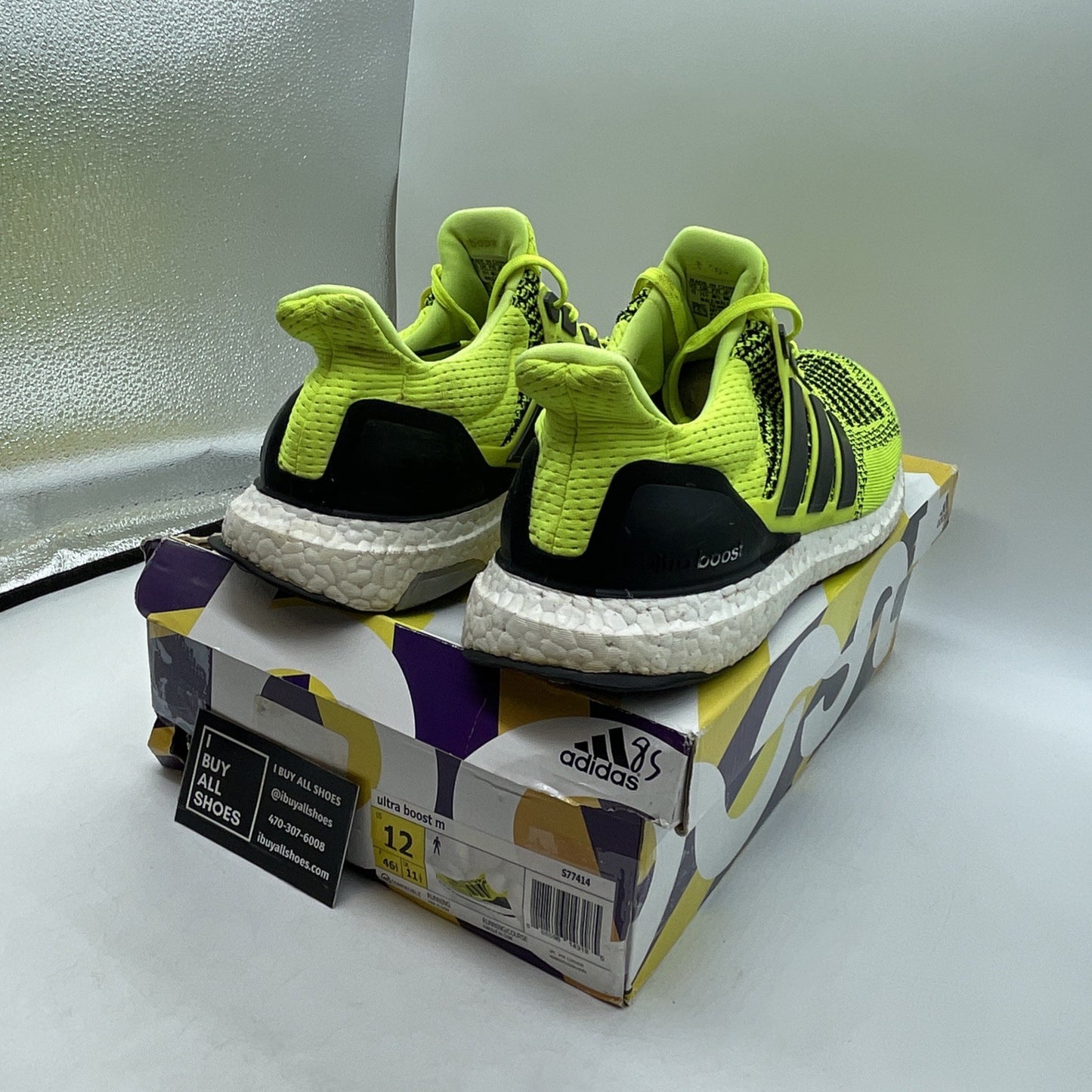 Size 12 - Adidas UltraBoost 1.0 Solar Yellow (S77414)