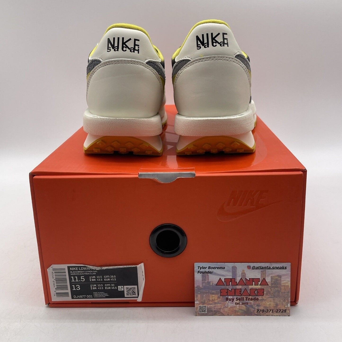 Size 11.5 - Nike sacai x Undercover x LDWaffle Bright Citron (DJ4877-001)