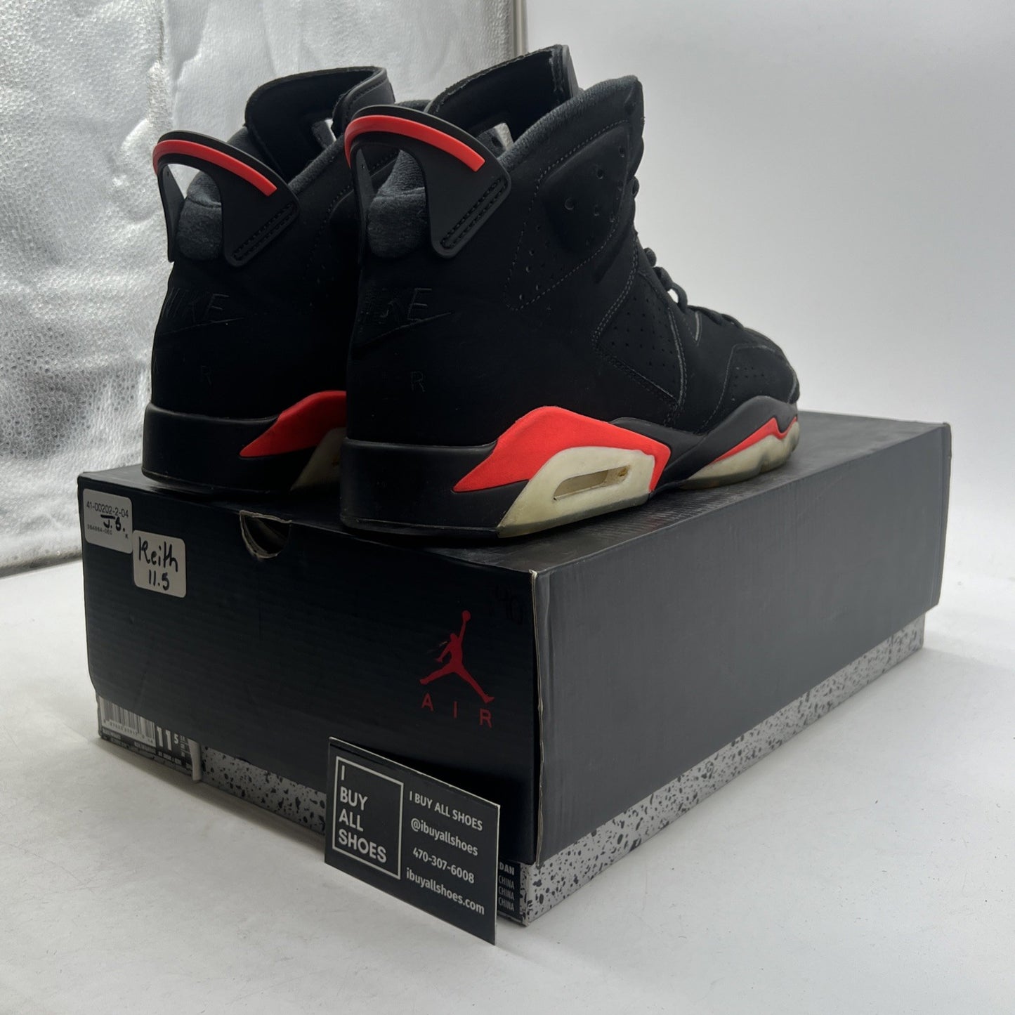 Size 11.5 - Air Jordan 6 Retro Mid Infrared (384664-060)