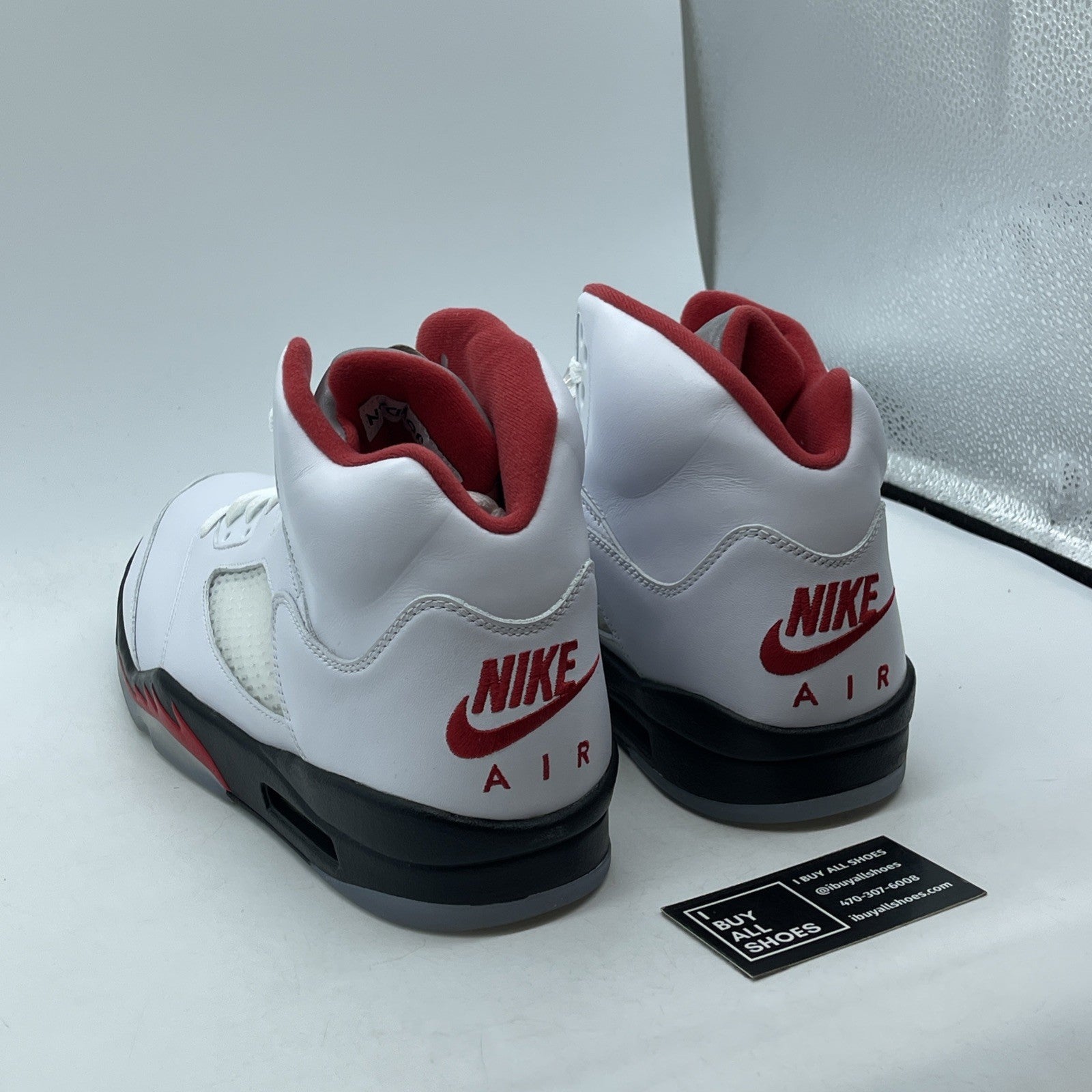 Size 14 - Jordan 5 Retro Mid Fire Red White Black Leather (DA1911-102)