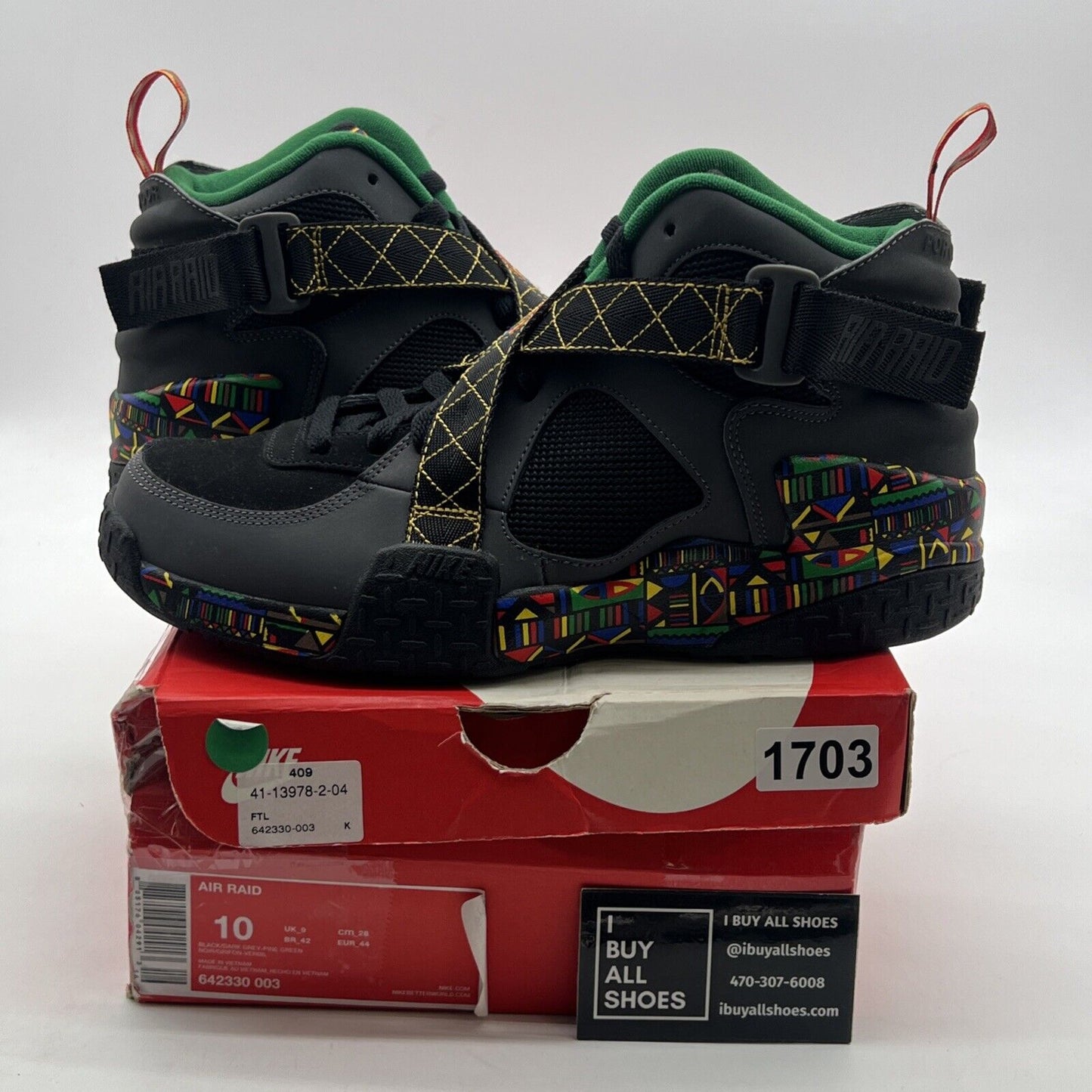 Size 10 - Nike Air Raid Peace - (642330-003)