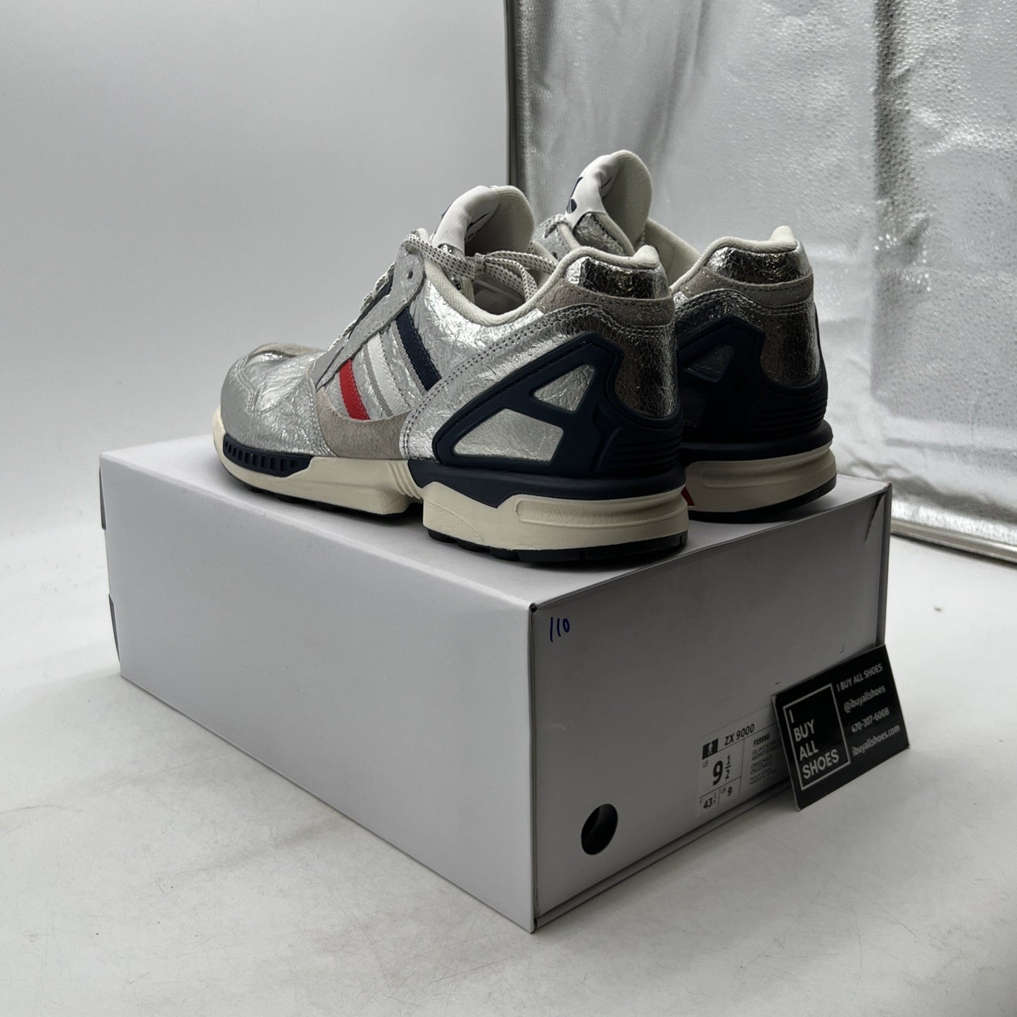 Size 9.5 -  Adidas ZX 9000, (FX9966)