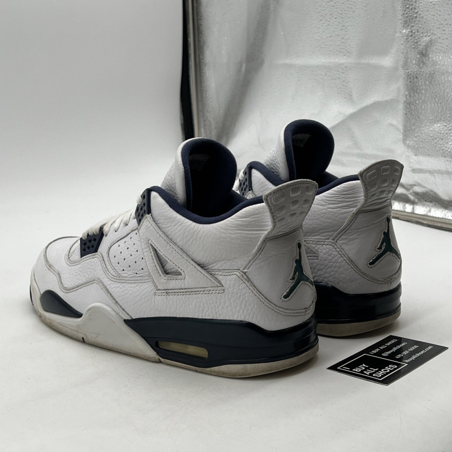 Size 13 - Air Jordan 4 Retro LS Columbia (314254-107)