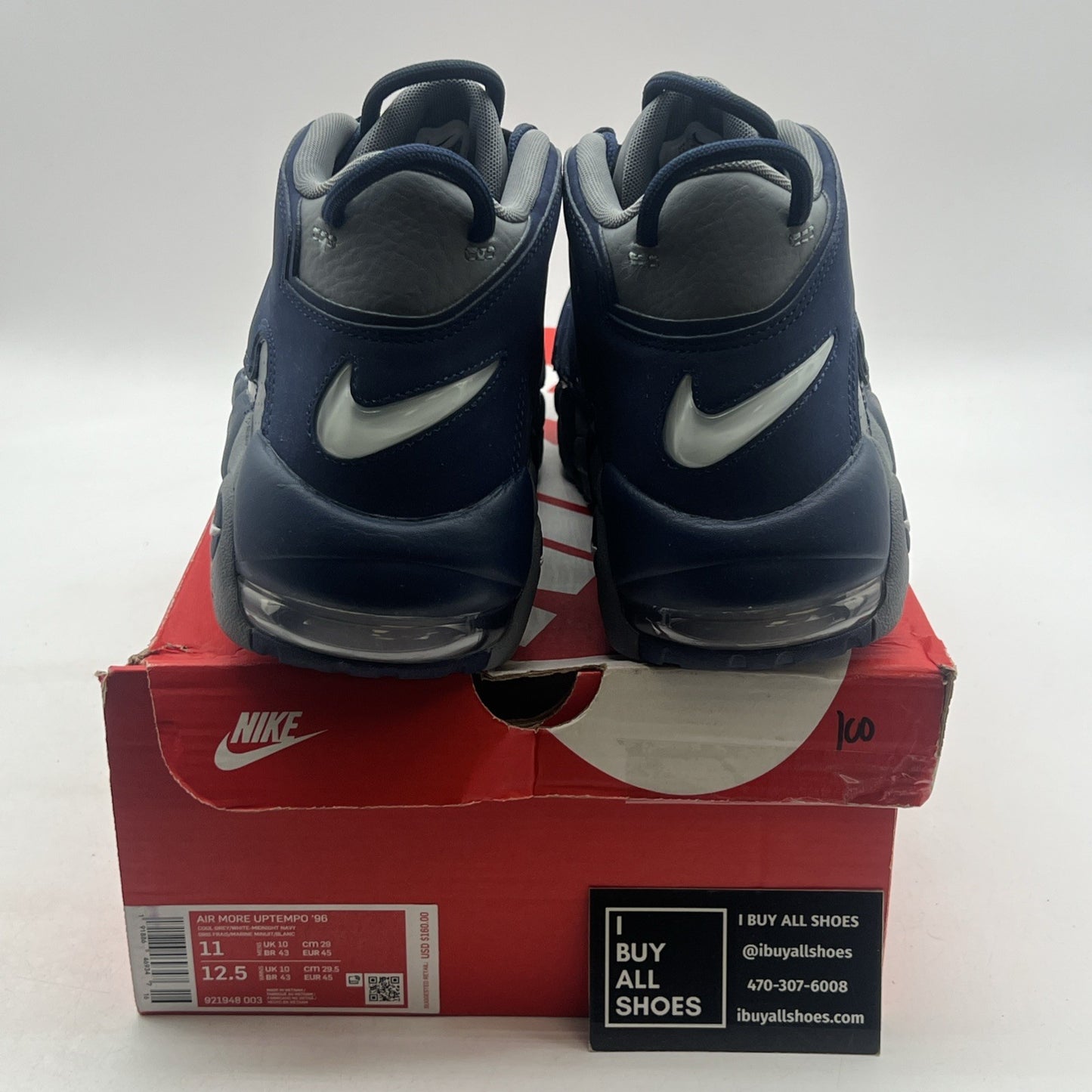 Size 11 - Nike Air More Uptempo Georgetown (921948-003)