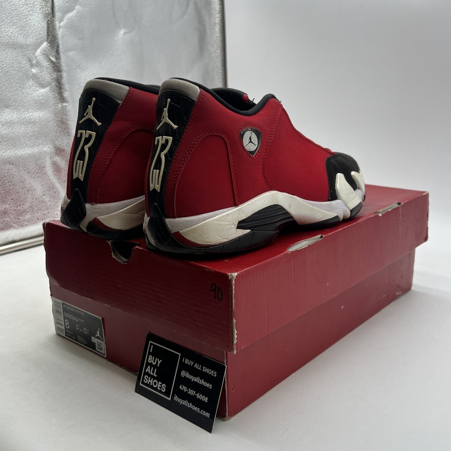 Size 8 - Air Jordan 14 Retro Gym Red (487471-006)