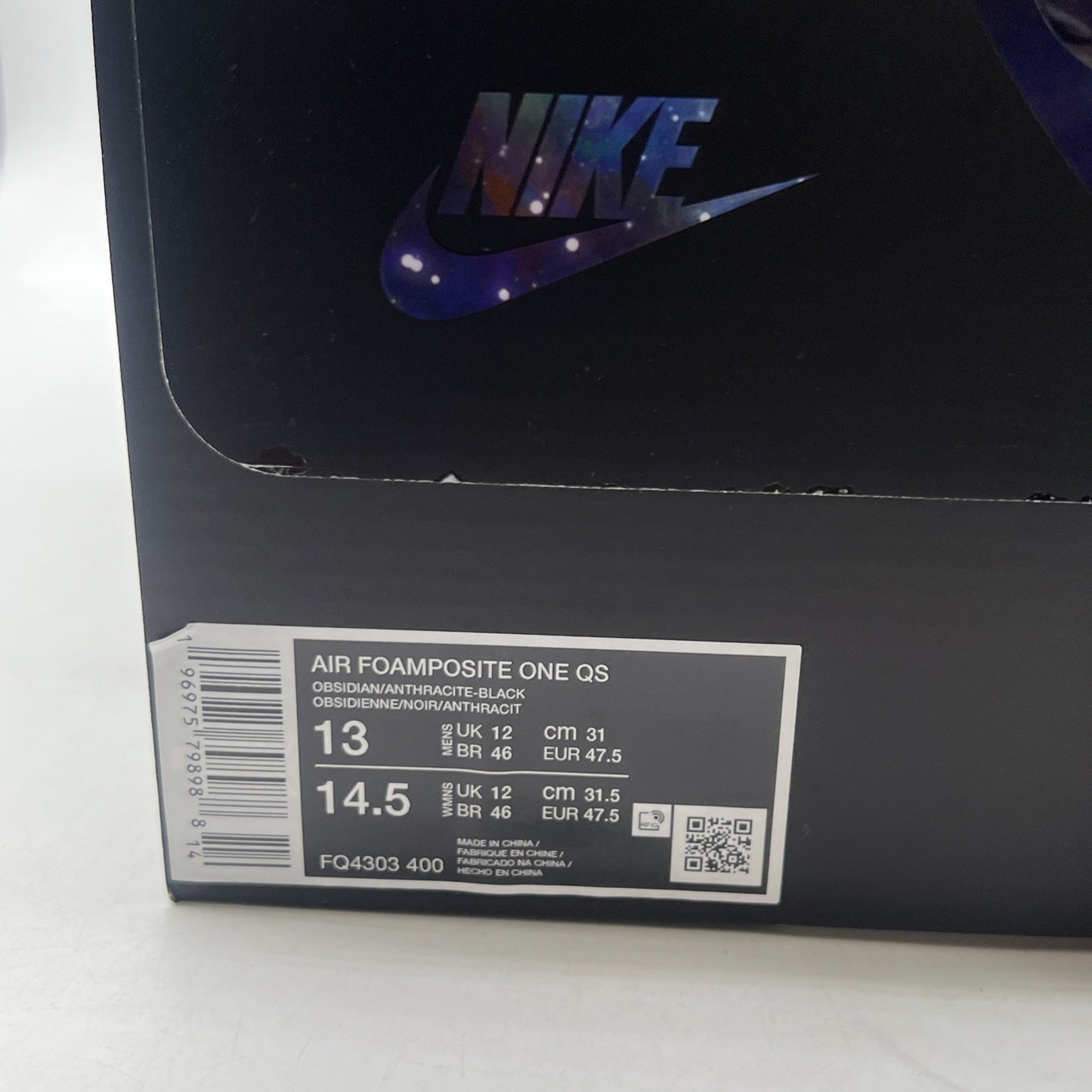 Size 13 - Nike Air Foamposite One 2025 Galaxy (FQ4303-400)