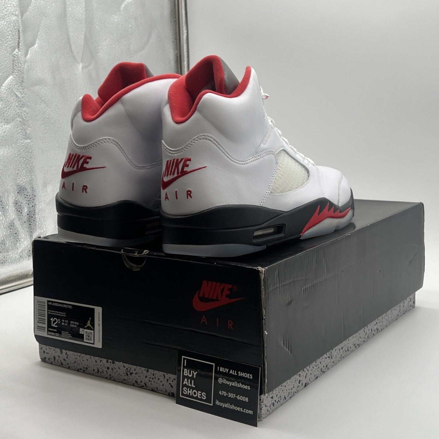 Size 12.5 - Air Jordan 5 Retro Mid Fire Red (DA1911-102)