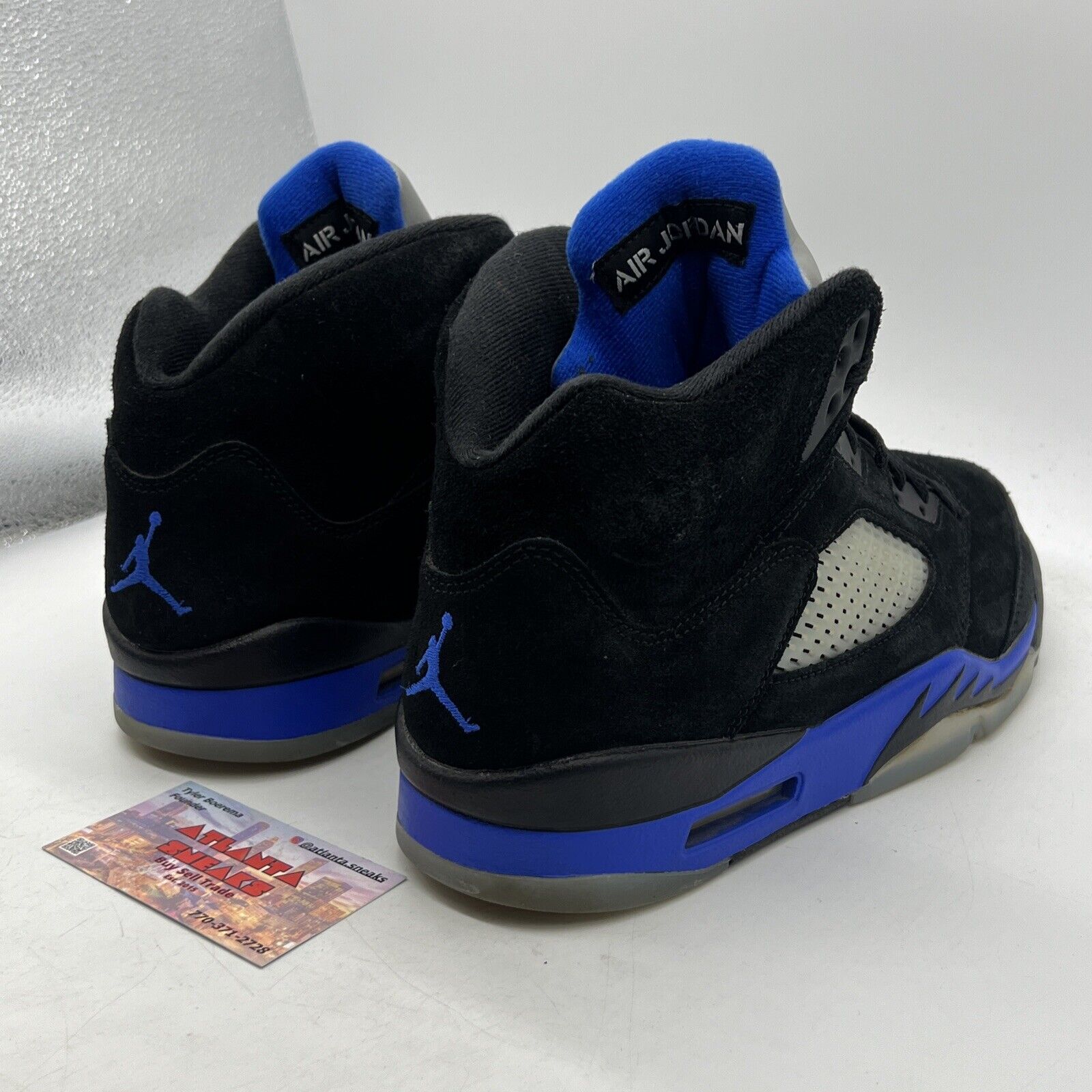 Size 10 - Jordan 5 Retro Mid Racer Blue Black Suede Grey (CT4838-004)