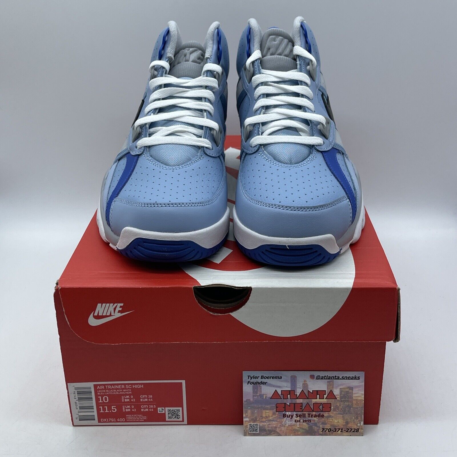 Size 10 - Nike Air Trainer SC High Kansas City Royals 2022 Suede (DX1791-400)